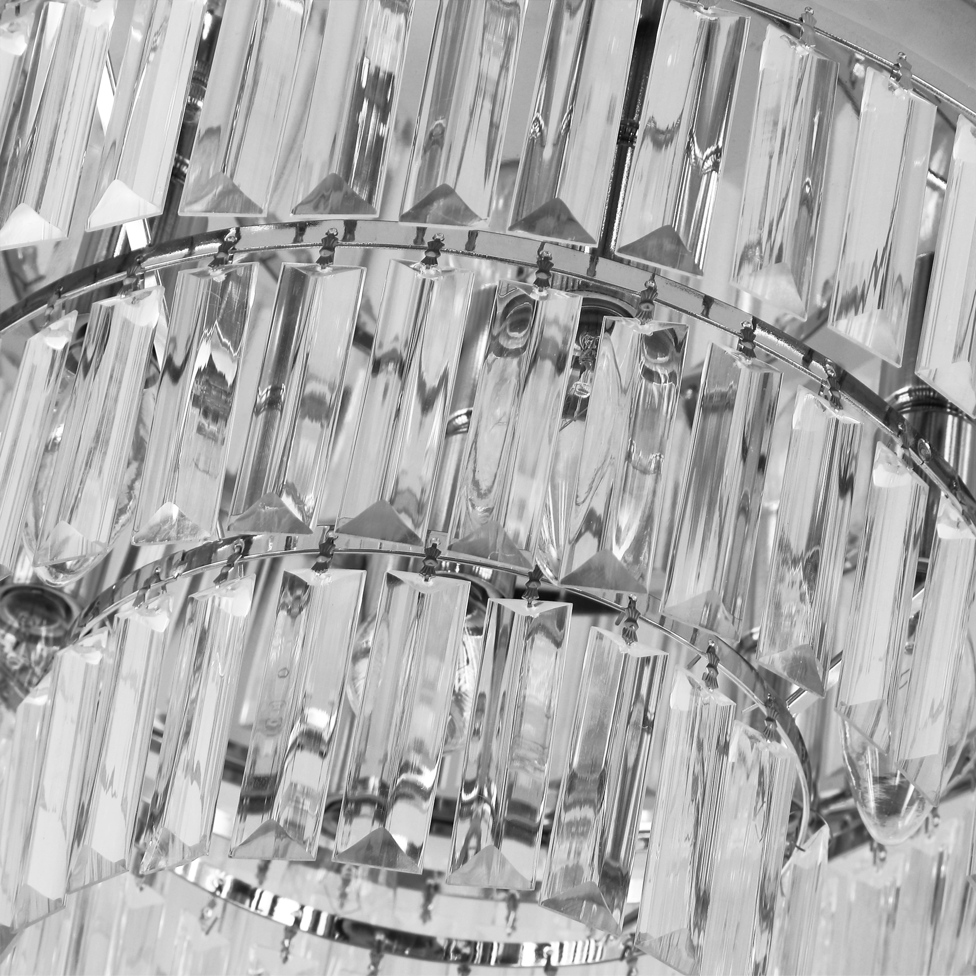 HOMCOM 122 Crystallite Ceiling Chandelier 8