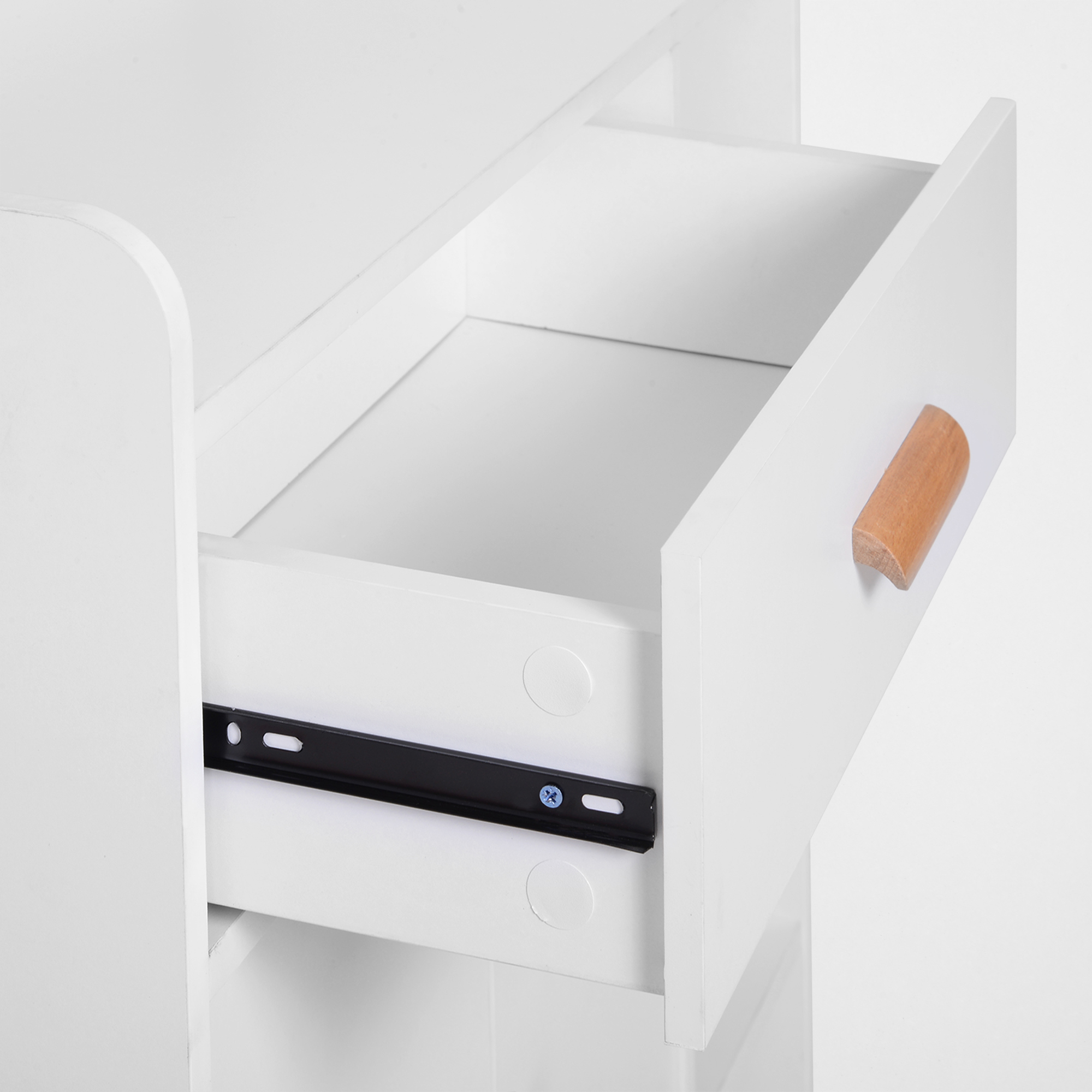 HOMCOM Sideboard, Side Cabinet, Floor Cupboard with Storage Drawer for Hallway, Kitchen, Bedroom, Living Room, White 9