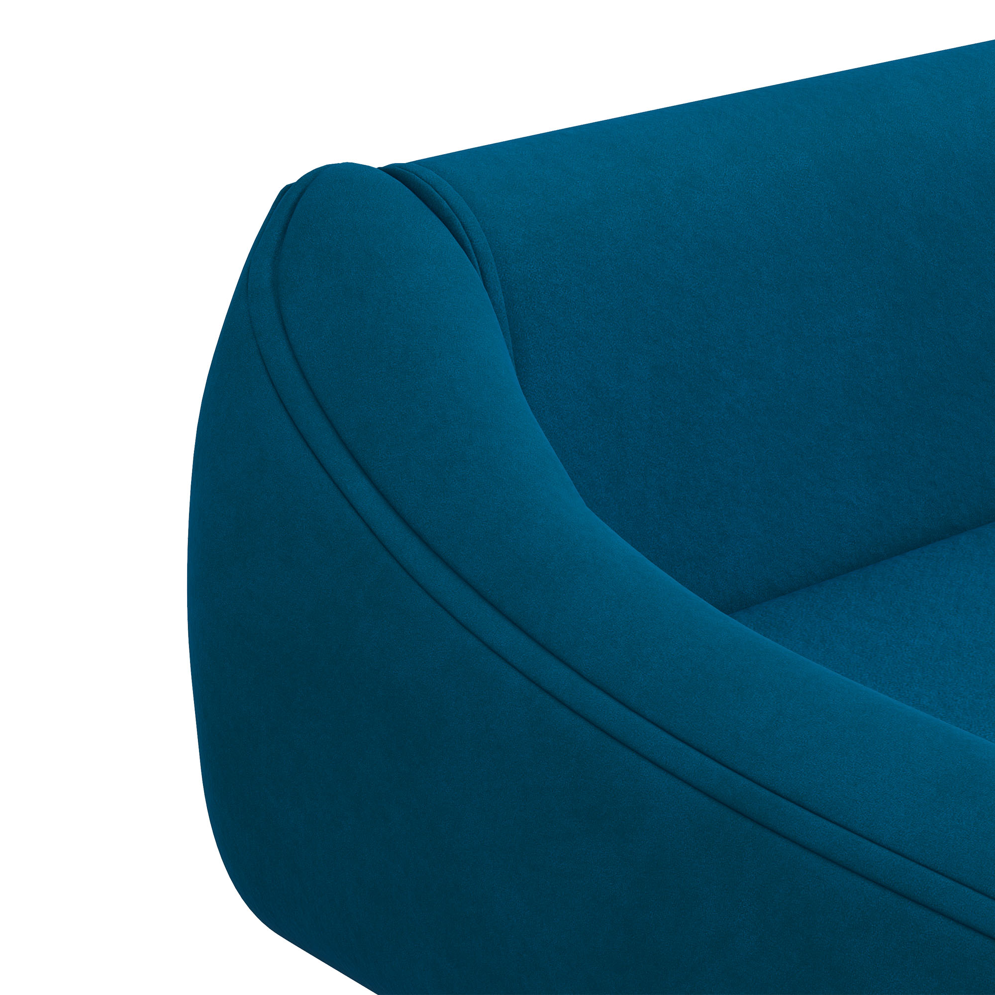 PawHut Dog Couch with Soft Cushion, Pet Sofa Bed with Wooden Frame, Removable Cover, for Medium and Large Dogs, Blue 8
