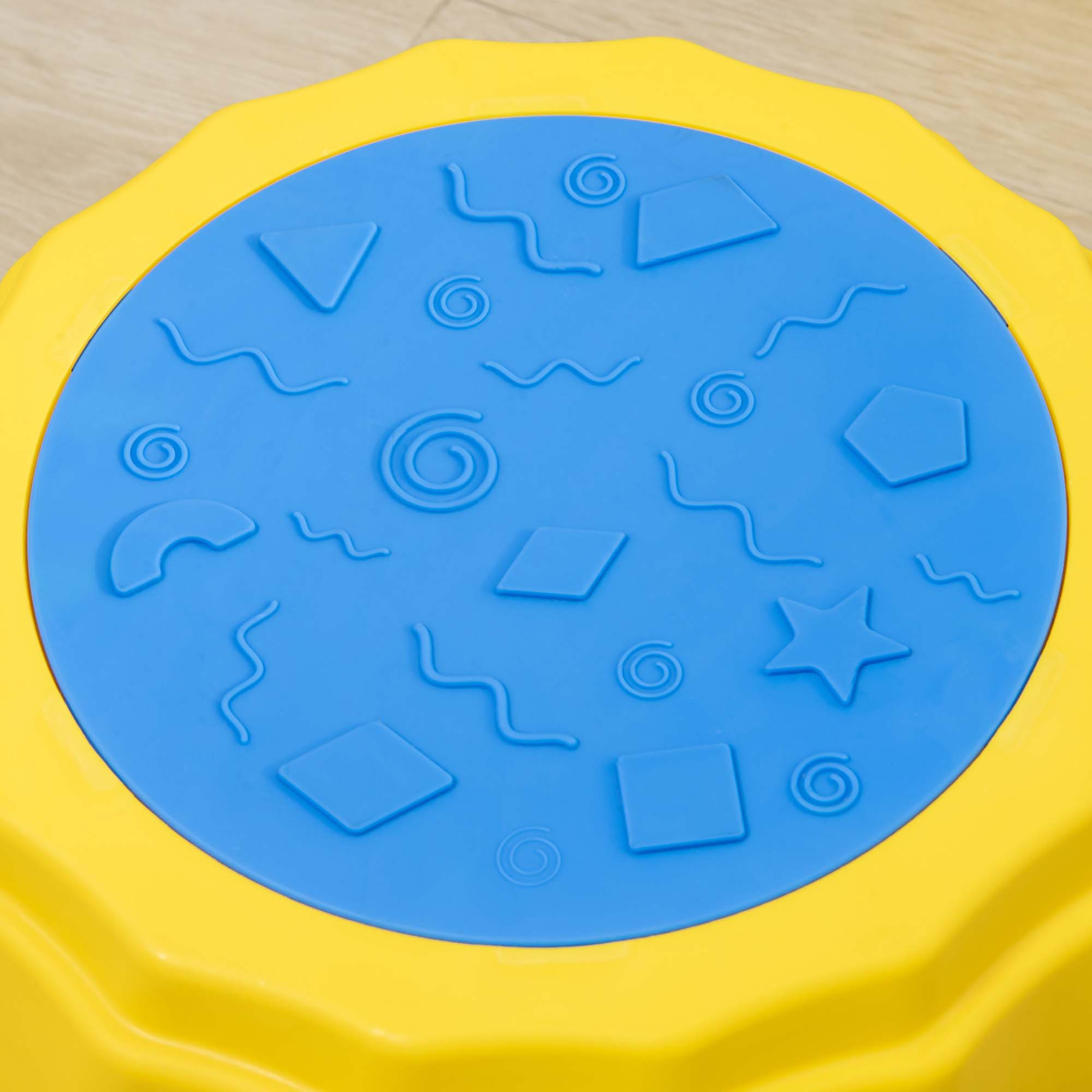 Outsunny Eight-Piece Kids Stepping Stones, with Non-Slip Surface & Bottom, for Toddlers Multicoloured 9