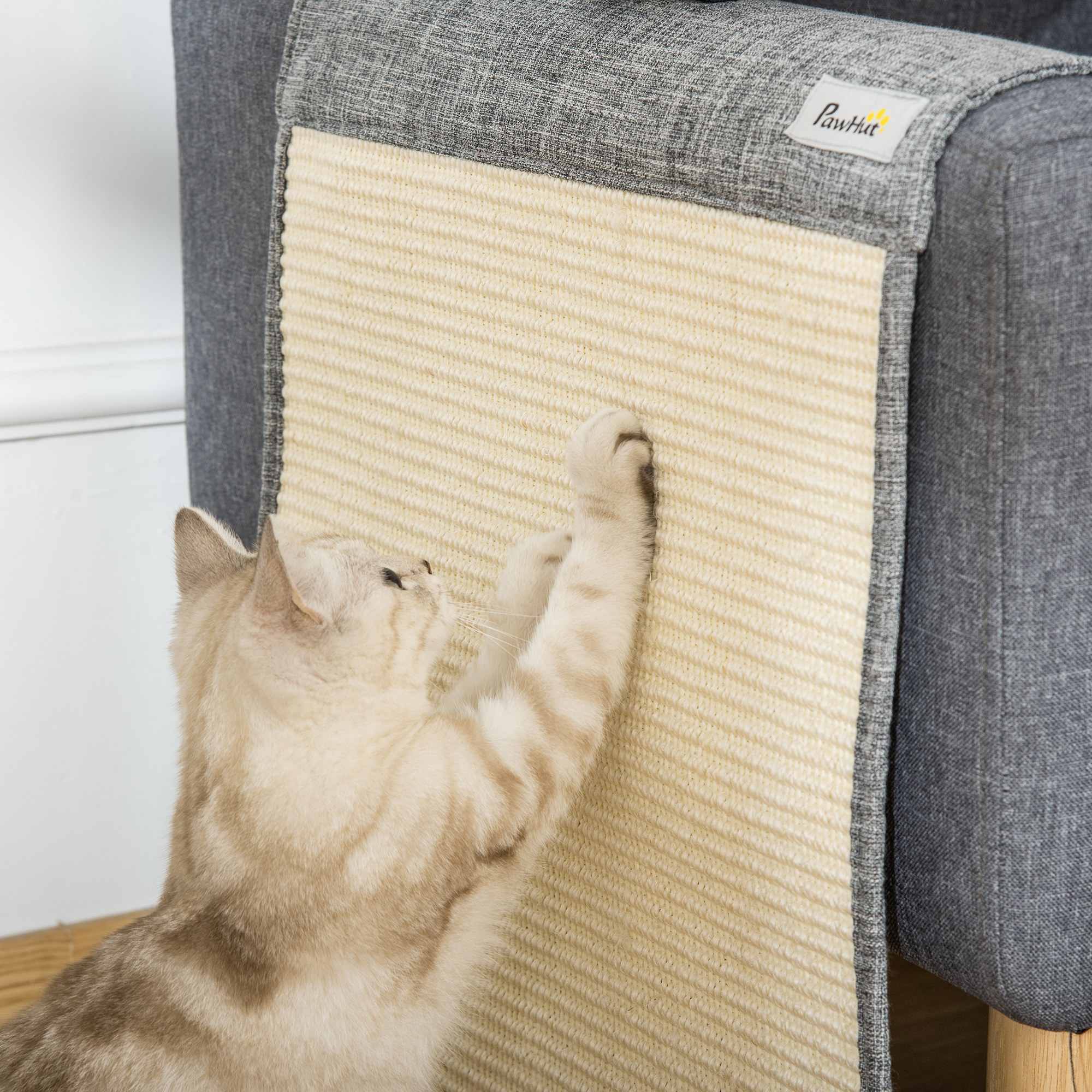 Griffoir-lit Pour Chat En Sisal - 2 En 1, Avec Espace Couchage Intégré - Protection Meubles, Anti-bascule, Tailles S Et L - 9