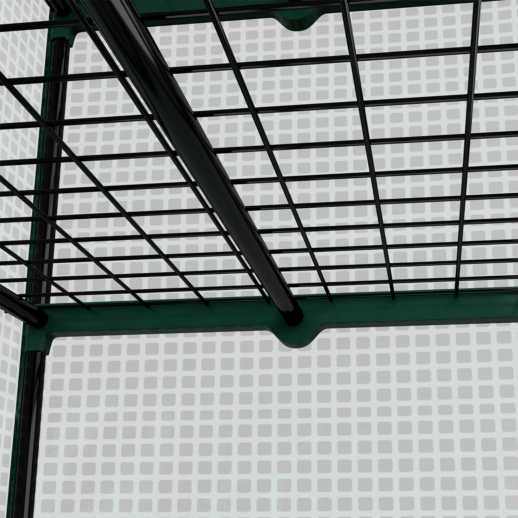 Outsunny Four-Tier Mini Greenhouse, with Reinforced Plastic Cover 9