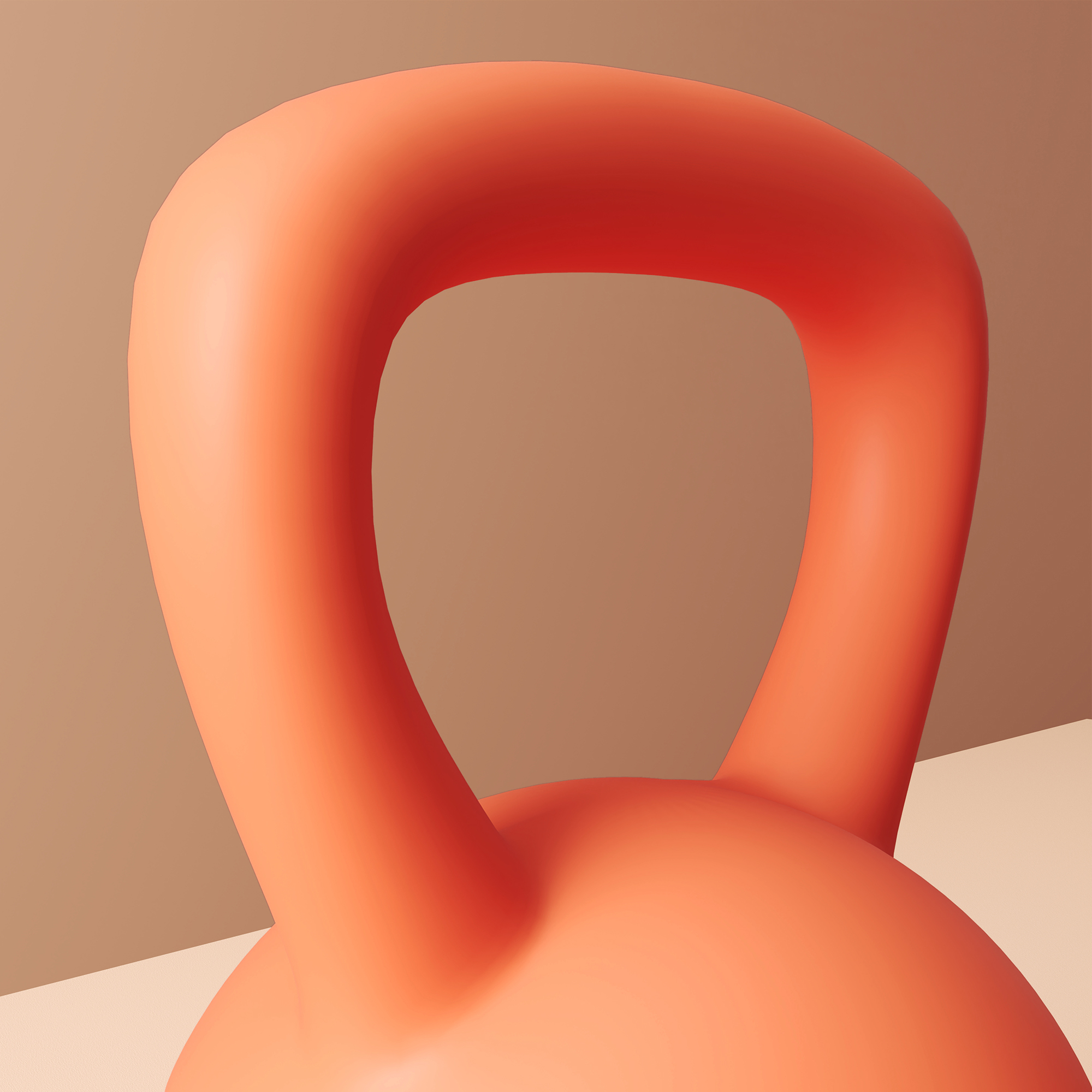 SPORTNOW 6KG Soft Kettlebell with Non-Slip Handle, for Home Gym, Weight Lifting, Strength Training, Orange/Grey 9