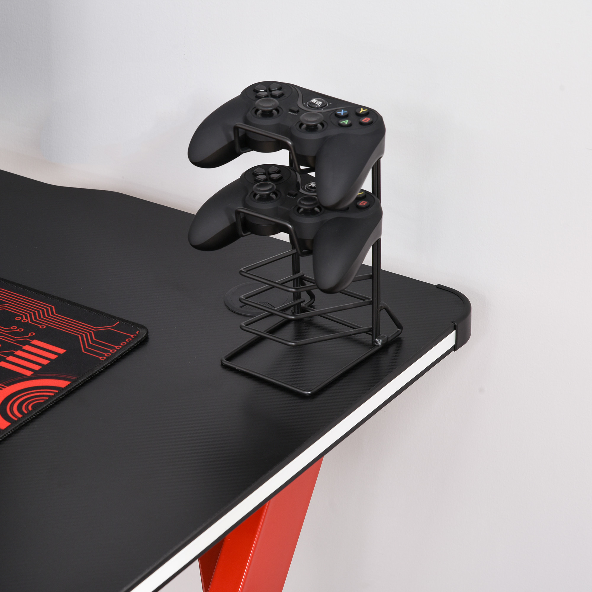 HOMCOM Gaming Desk Computer Desk Writing Table Red | Aosom UK