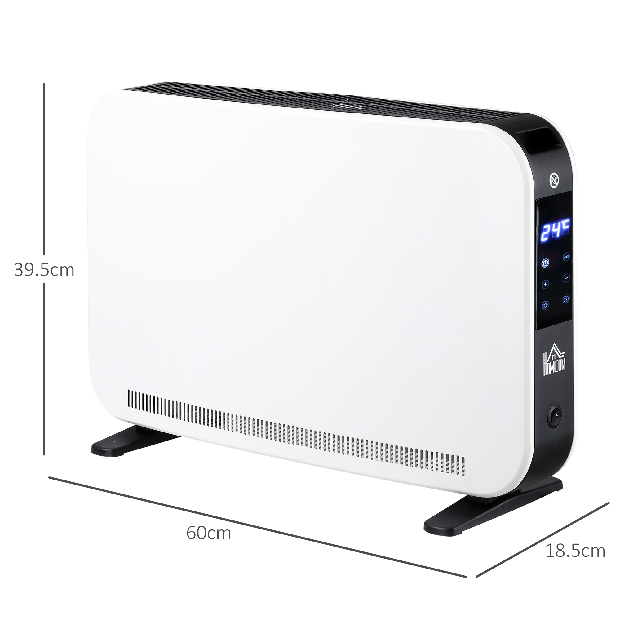 HOMCOM Three-Mode Modern Slimline Heater, 7-35℃ Temperature 3