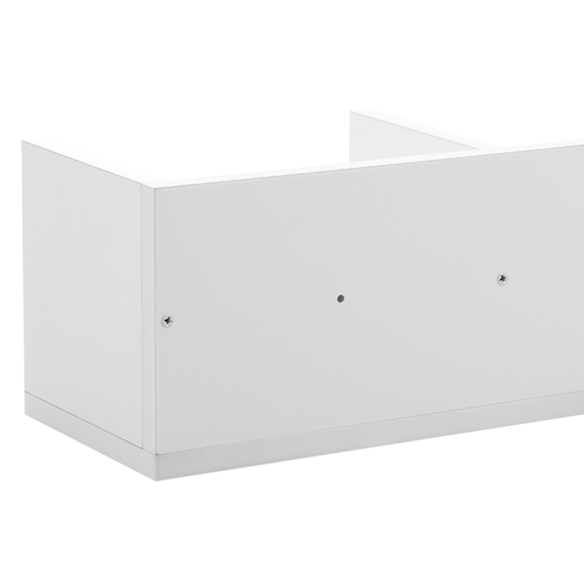 HOMCOM Wall Mount 84 CD / 56 DVD/Blu-ray/ Media Storage Rack 4 Cubes Wooden Shelf Organizer Unit Bookcase Display (White) 8