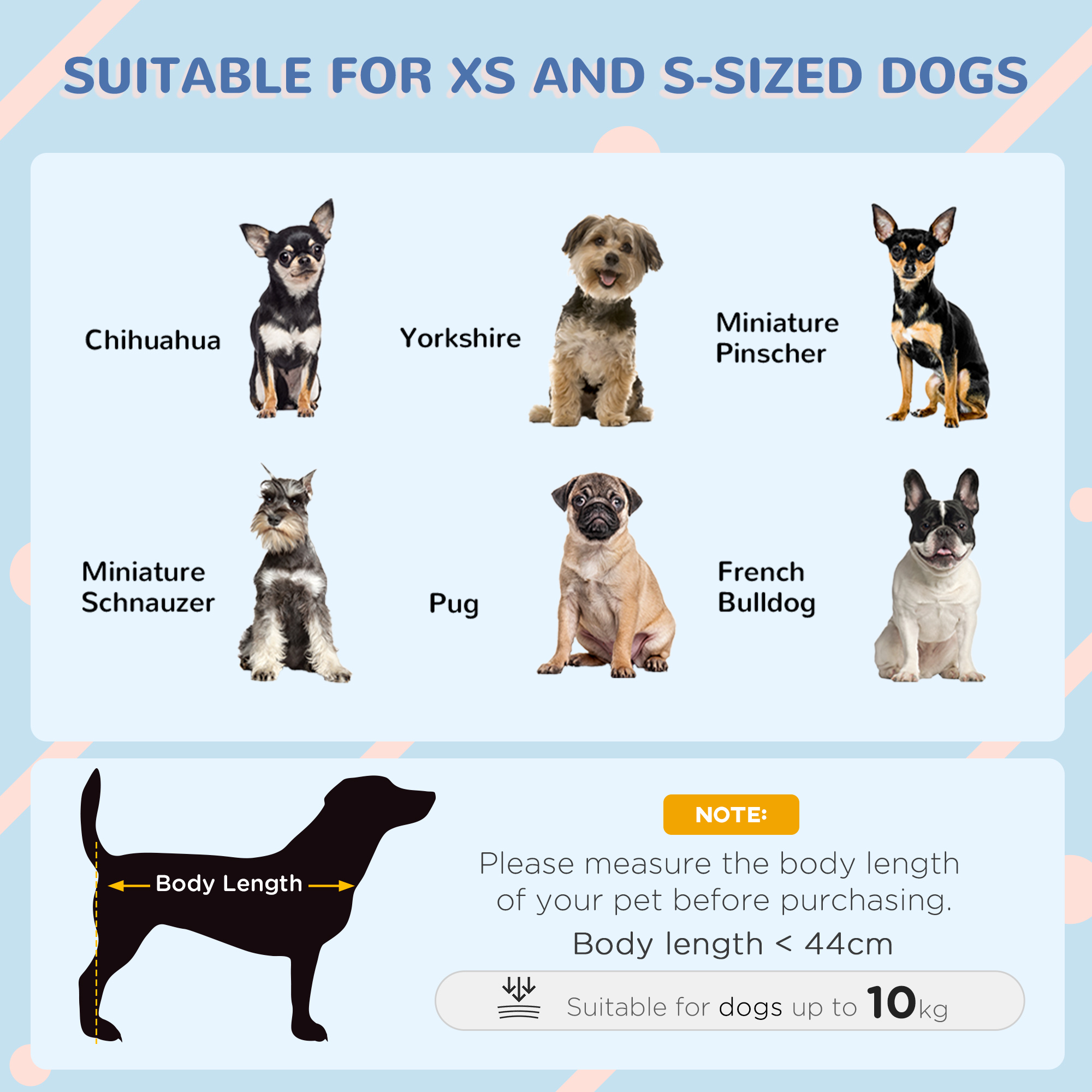 PawHut Plastic Dog Kennel with Windows, for Garden Patio, Miniature and Small Dogs, 80 x 69 x 76cm Blue 4