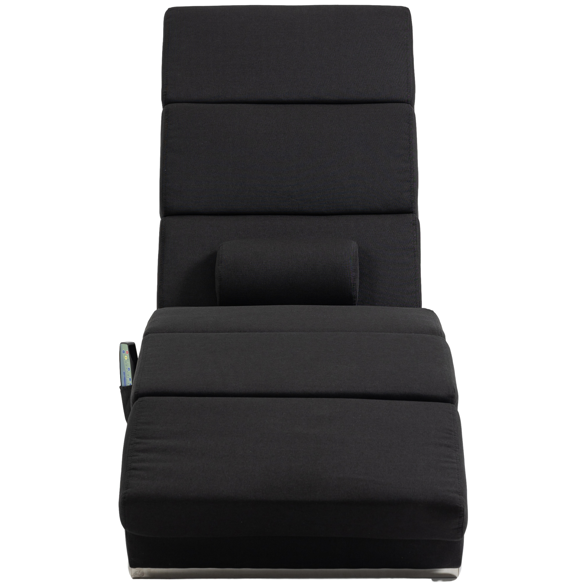 Fauteuil Relax - Chaise Longue De Massage Avec Oreiller Marron Similicuir Con15139