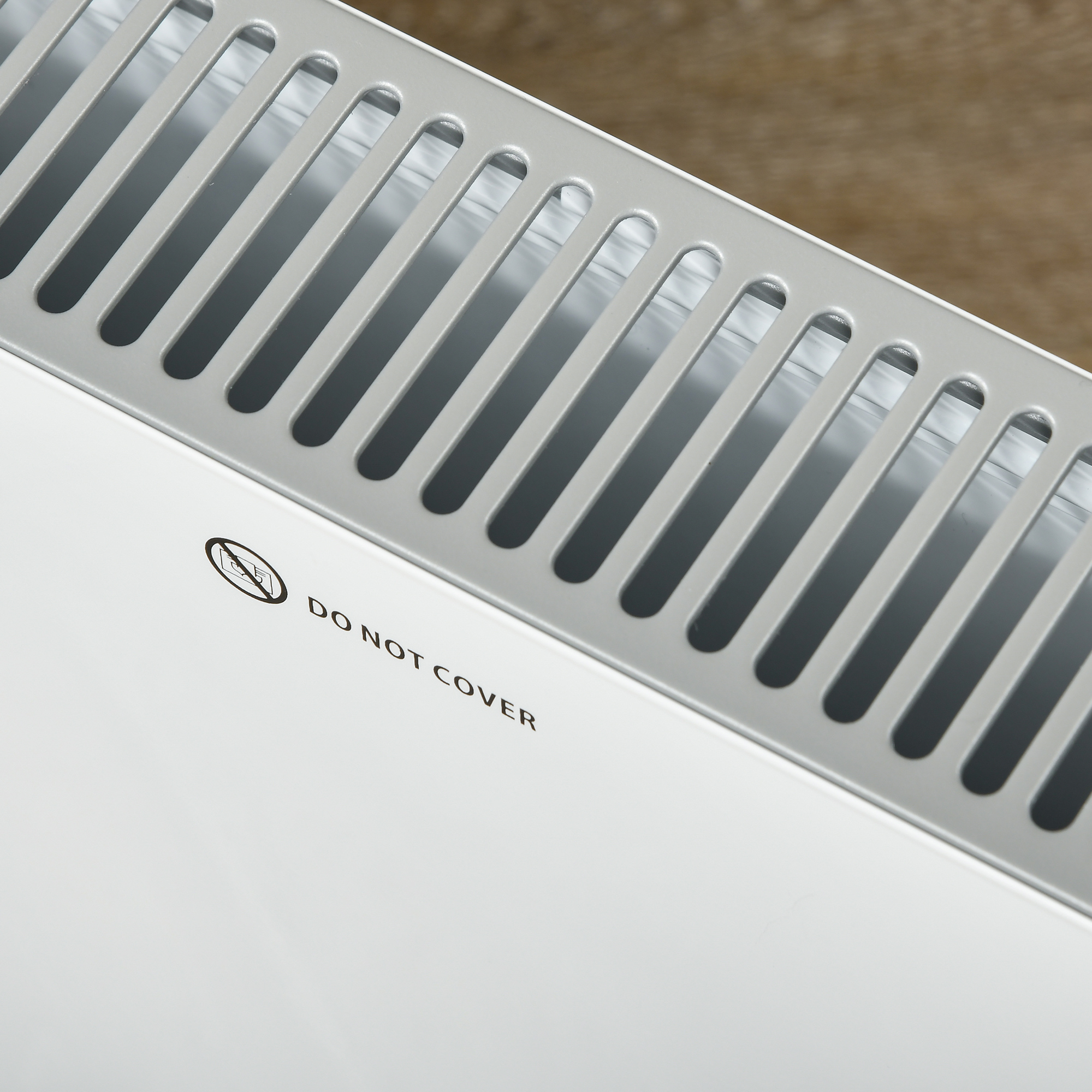 HOMCOM 2000W Electric Convector Heater, Freestanding Space Heater with 3 Heat Settings, Adjustable Thermostat, Timer, White 8