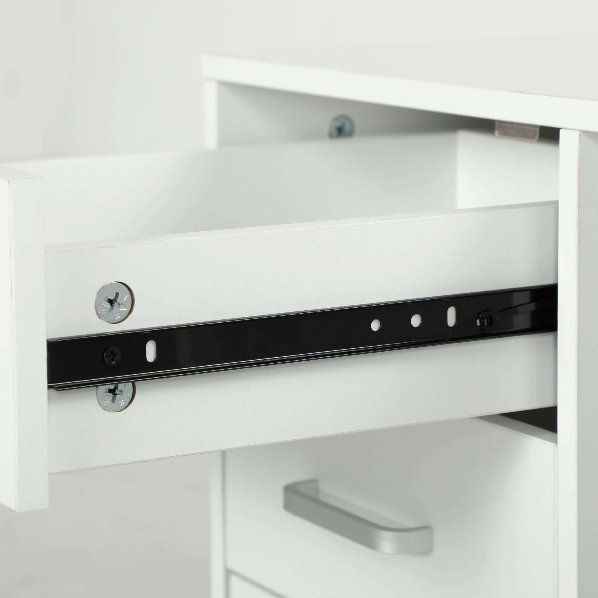 Tectake Armadio portadocumenti con 2 cassetti nero/nero | Leroy Merlin