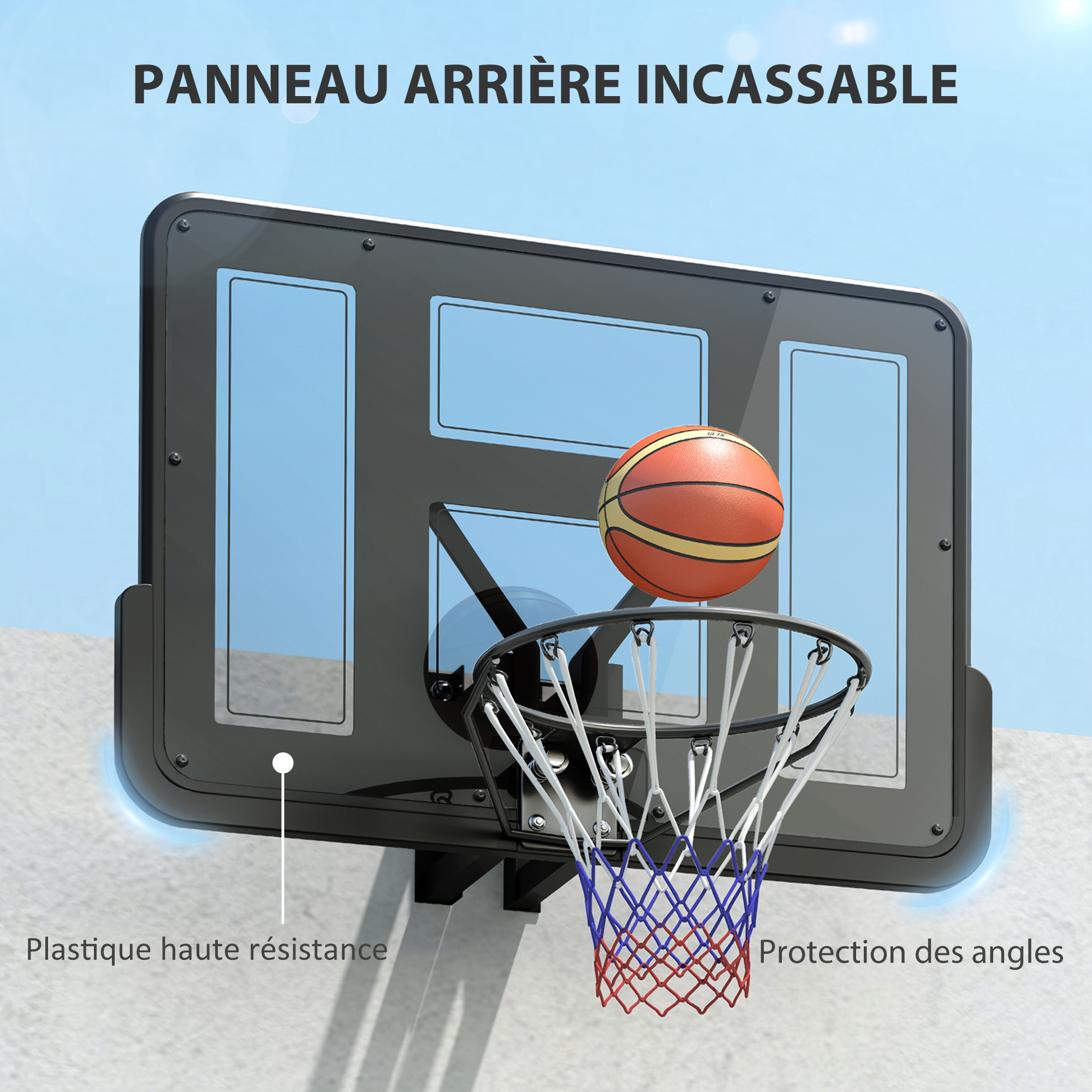 Panier De Basket Mural Enfant – Support à Suspendu – Jouet Sportif