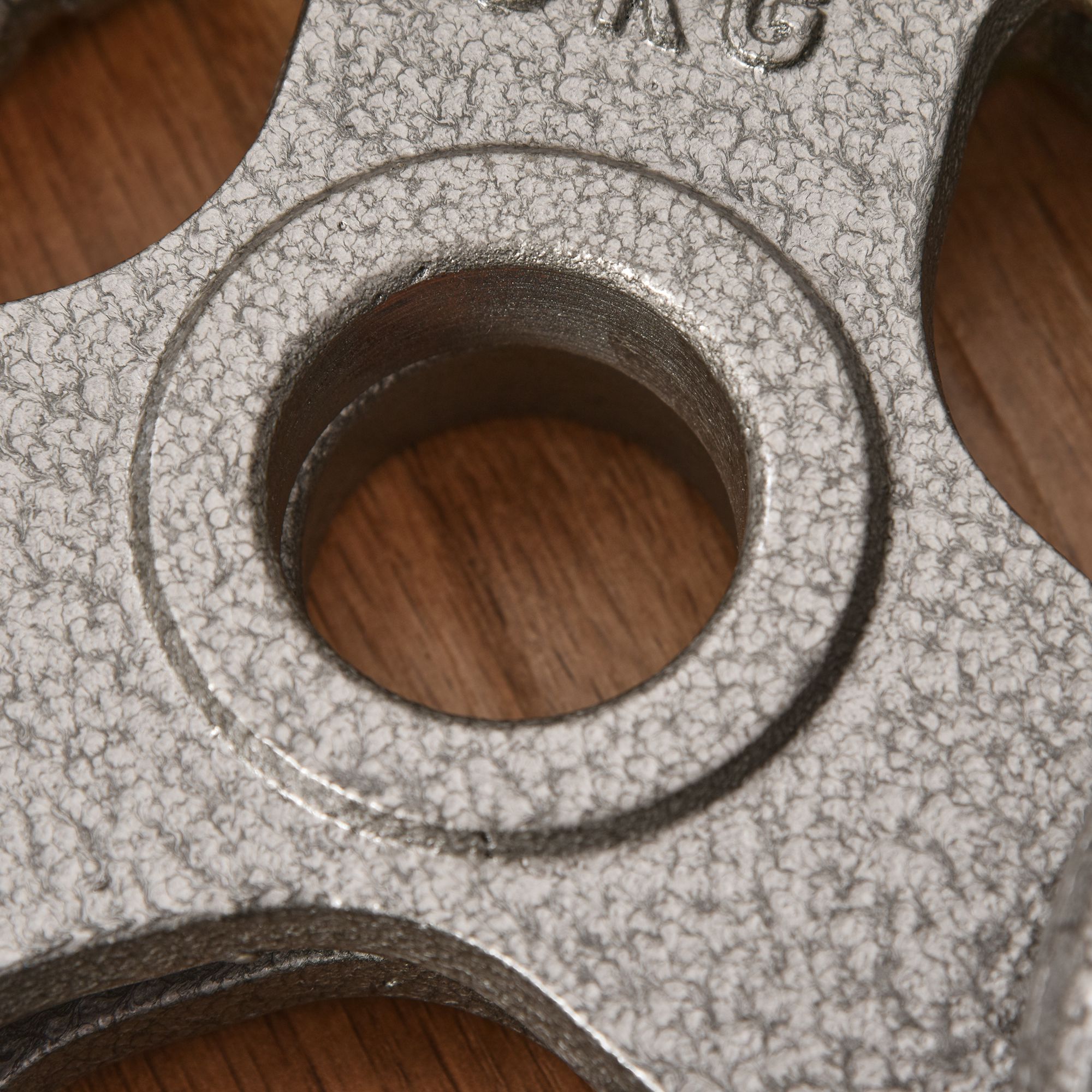 HOMCOM Set of 4 Weight Plate for 2 inch/5cm hole Dumbbell Handle Bar 15kg Dumbbell Plates Barbell Weight 2 x 5kg, 2 x 2.5kg 9