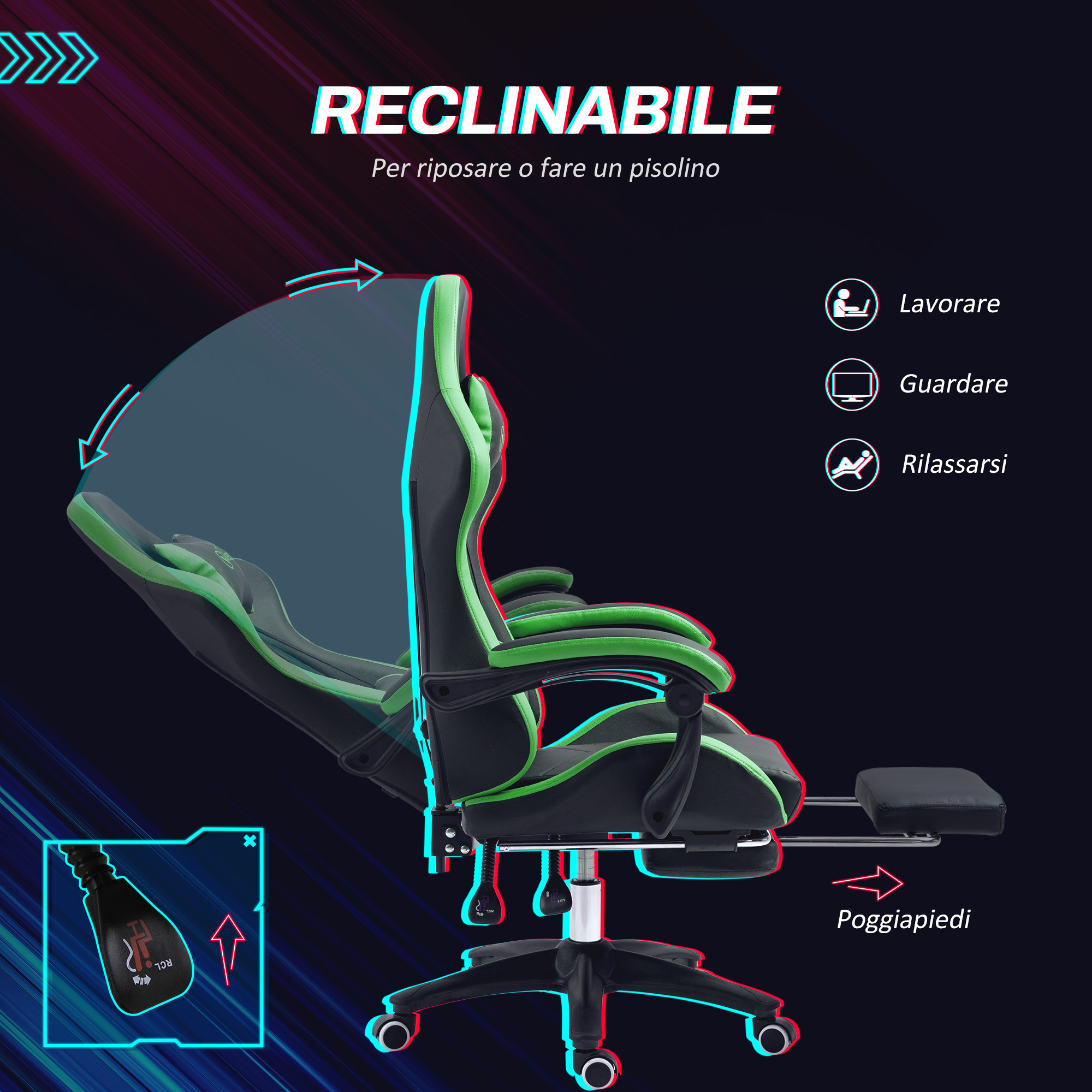 Bw Gc1 Blitzwolf Sedia Gaming Chair Sedia Gaming Blitzwolf US IN