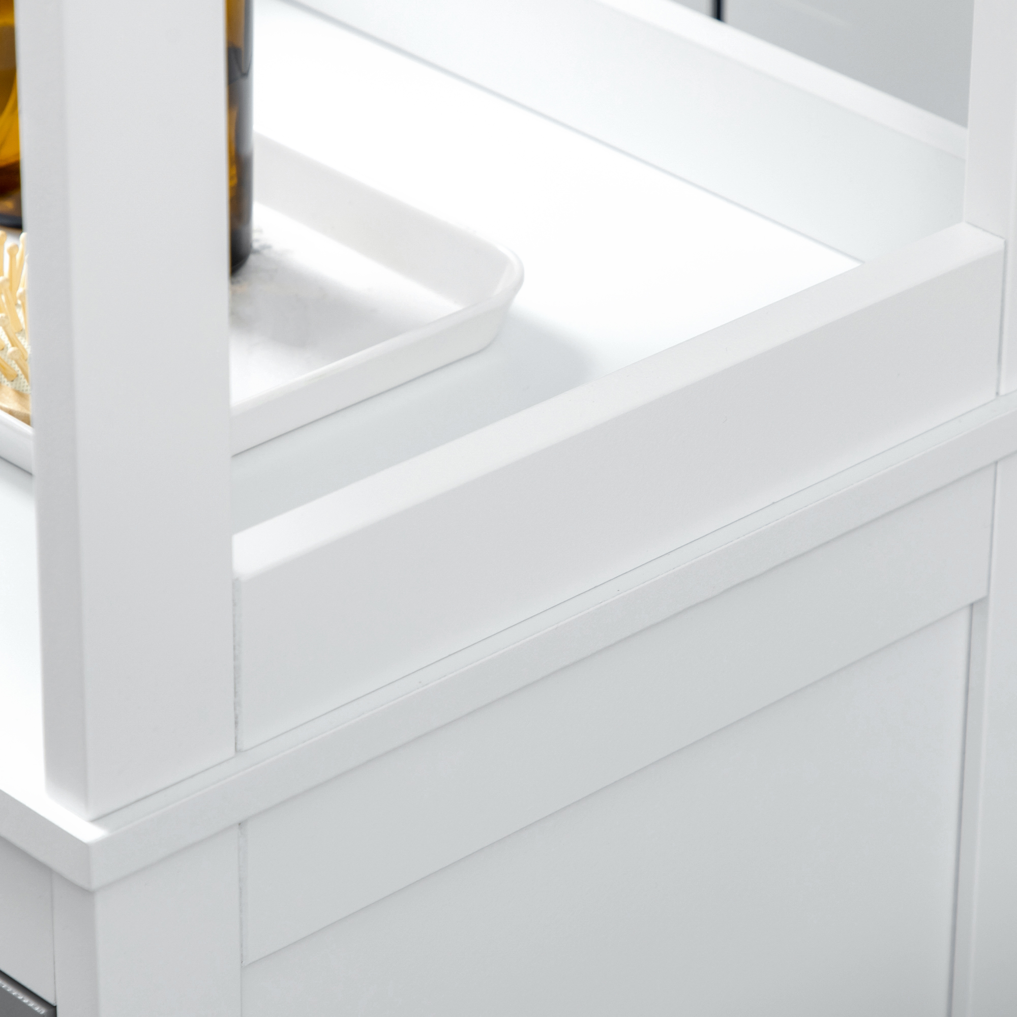 kleankin Tall Bathroom Cabinet Free Standing Slimline Cupboard Tallboy Unit Storage Organiser for Bathroom, Living Room, Kitchen 8