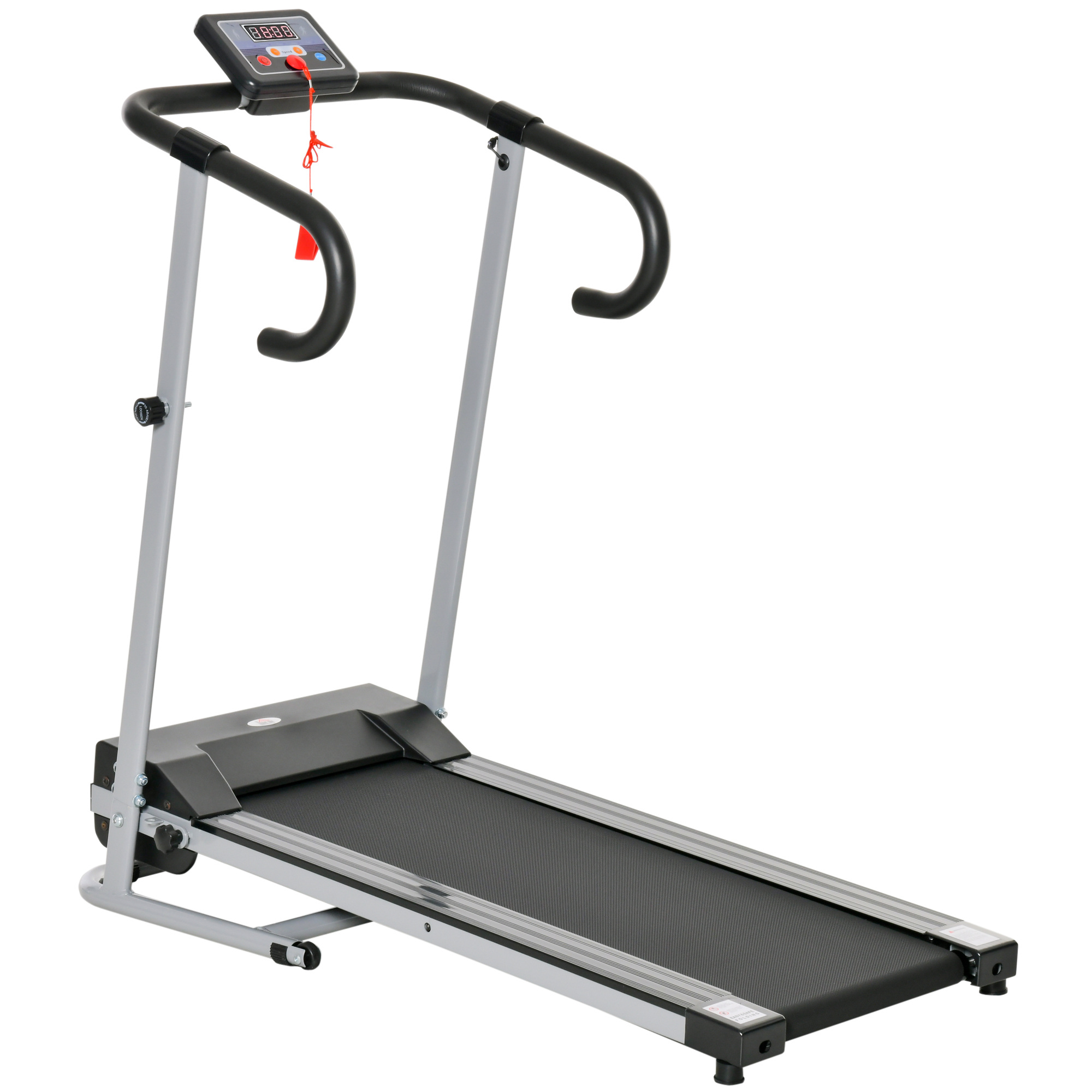 Tapis De Course Pliable 2.5 HP - Inclinaison 5°, Vitesse Max 8 Km/h, écran LCD - Pour Marche Rapide, Entraînement HIIT à La Maison - 13