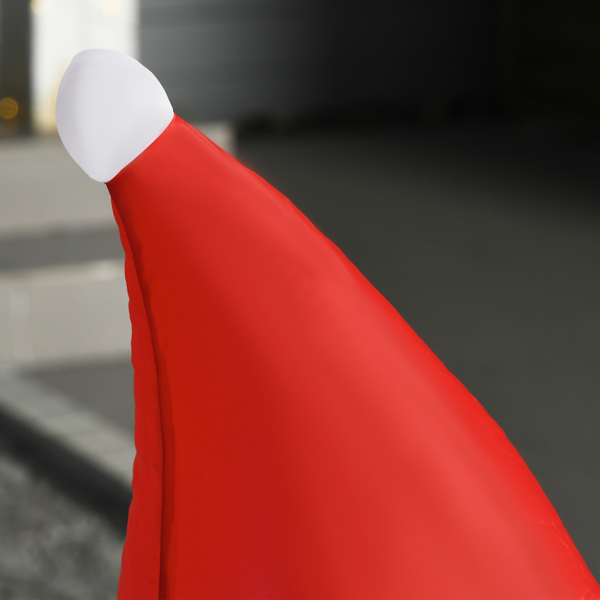 HOMCOM 4ft Inflatable Christmas Santa Claus Xmas Decoration 1 LED Holiday Air Blown Yard Outdoor Décor 9
