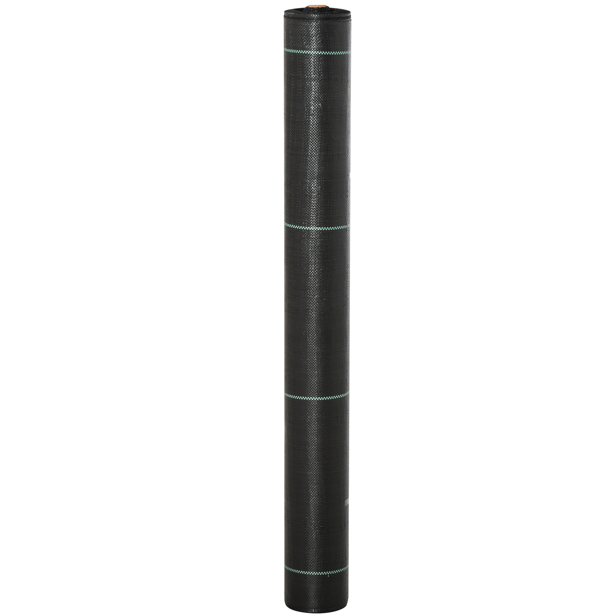 Outsunny 1m x 50m Weed Control Membrane, Heavy Duty Weed Control Barrier Fabric, 90gsm Ground Cover for Patios, Garden, Flower beds, Landscaping 8