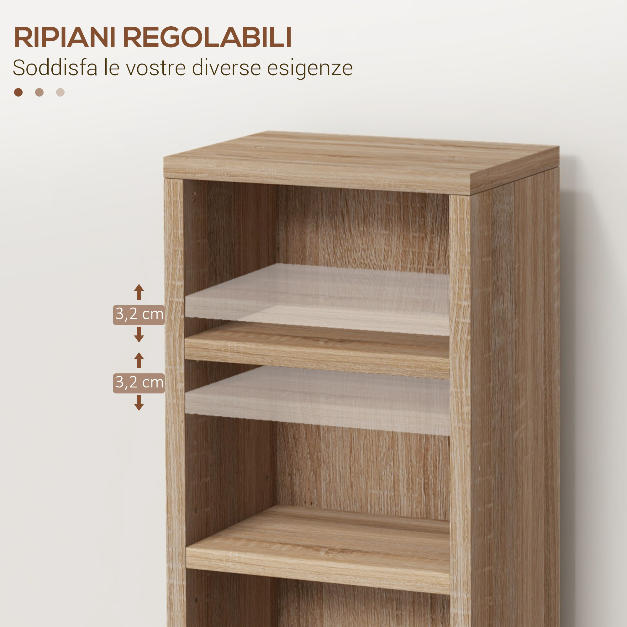VEVOR Pilastri Per Mensole, Staffe Per Mensole Regolabili In Acciaio Inox Inserti Per Strisce Di Pilastri Con 40 Viti Per Scaffalature A Parete Armadio 990 X 176 X 105 Mm 10 Pezzi 88726623