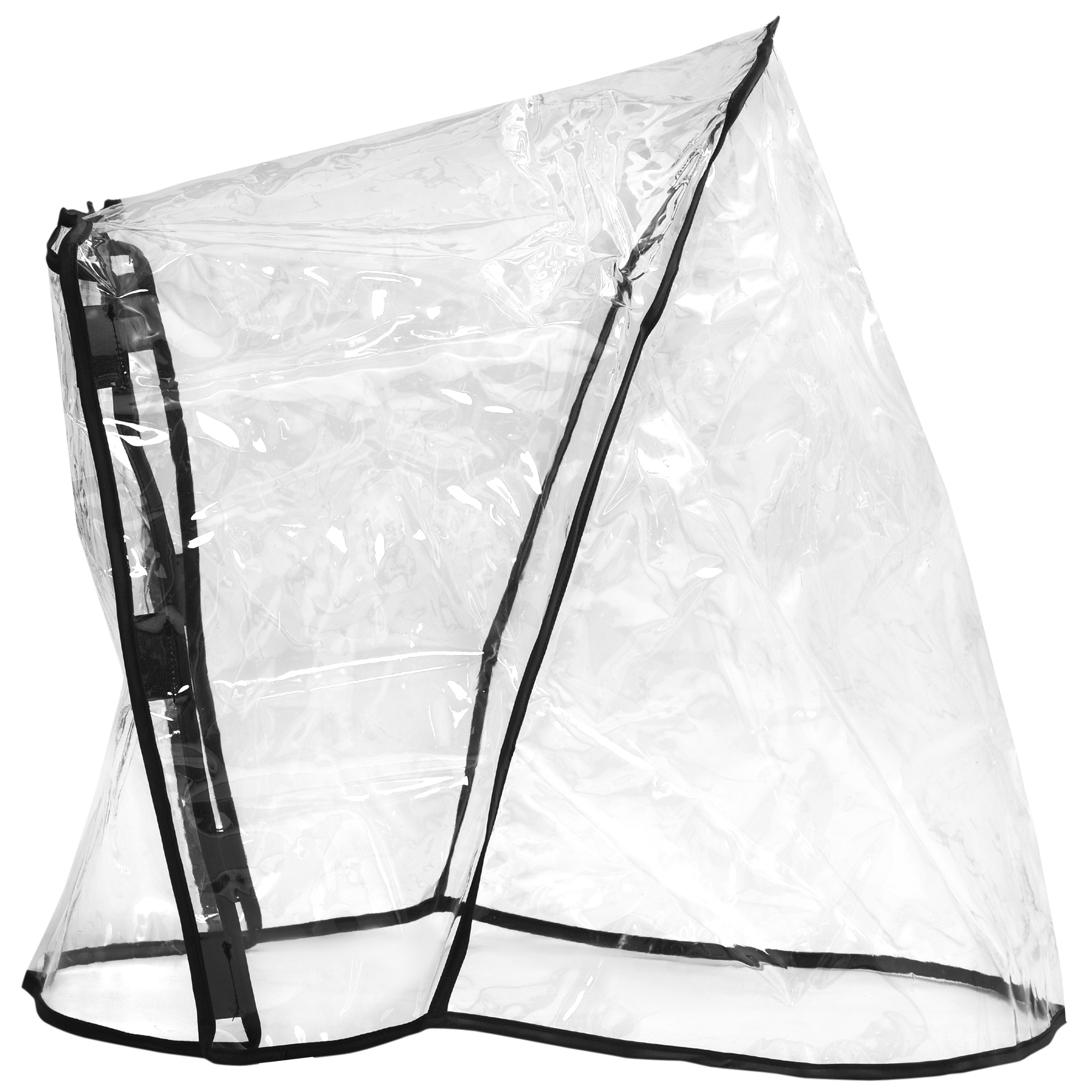 PawHut Dog Stroller Rain Cover, Cover for Dog Pram Stroller Buggy w/ Rear Side Entry 7