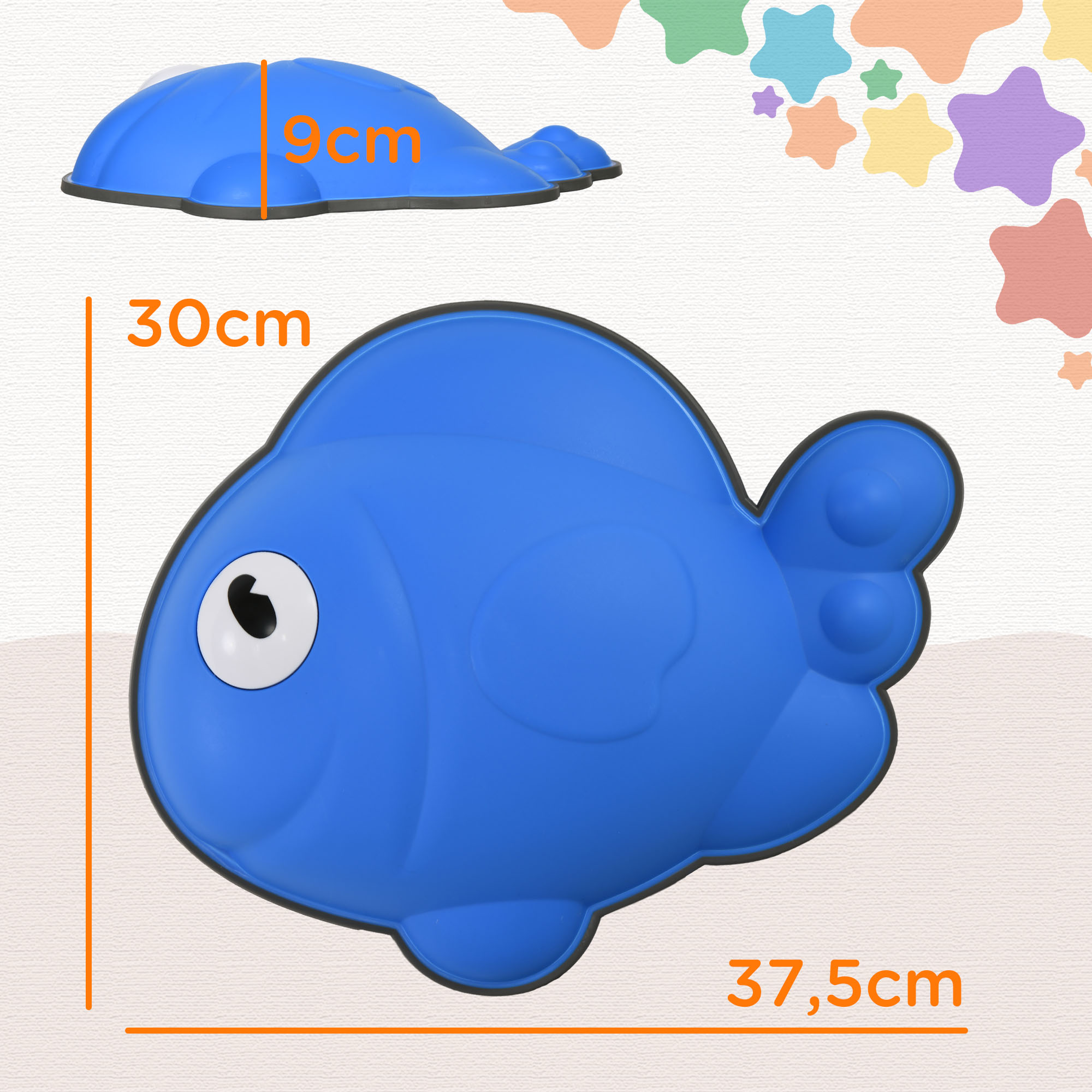 AIYAPLAY Set De 6 Piedras De Equilibrio Para Niños De 3 A 8 Años – Bloques Apilables Con Borde Antideslizante Y Forma De Pez Dorado, Ideal Para Coordinación Y Juego Sensorial En Interior Y Exterior