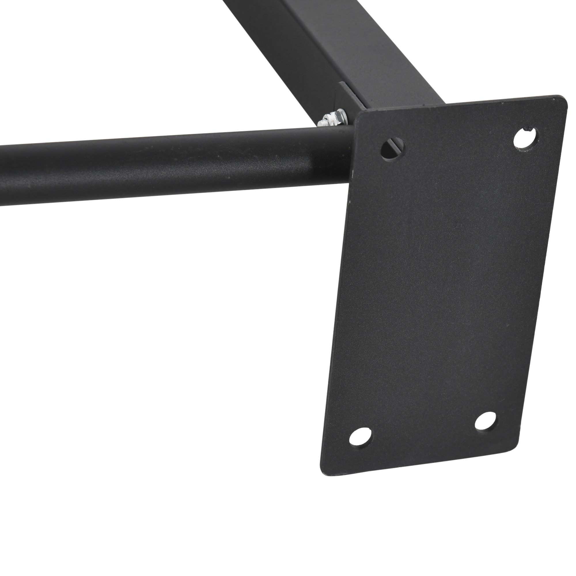 Sbarra Per Trazioni A Parete HOMCOM - Multifunzione, In Acciaio, Supporto 120 Kg, Per Pareti Cemento E Legno, 94x51x18 Cm