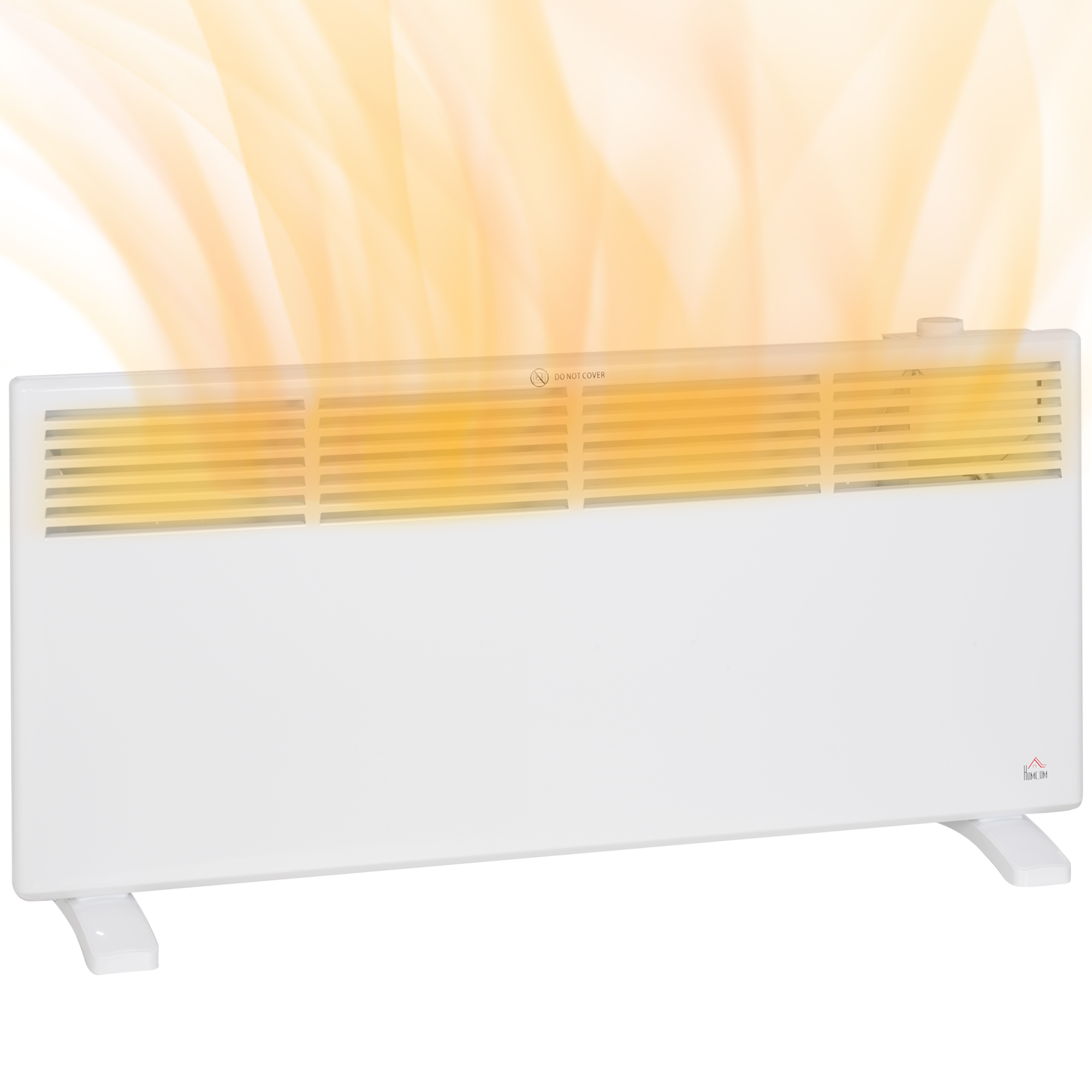 Product photograph of Homcom 2000w Convector Heater - White Aosom Uk from Aosom UK
