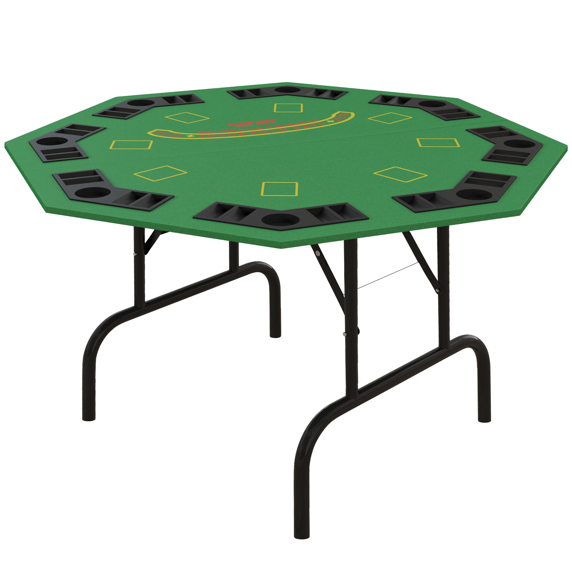 Kulamoon Table De Poker Pliable à 10 Joueurs 84 Po Kulamoon Et