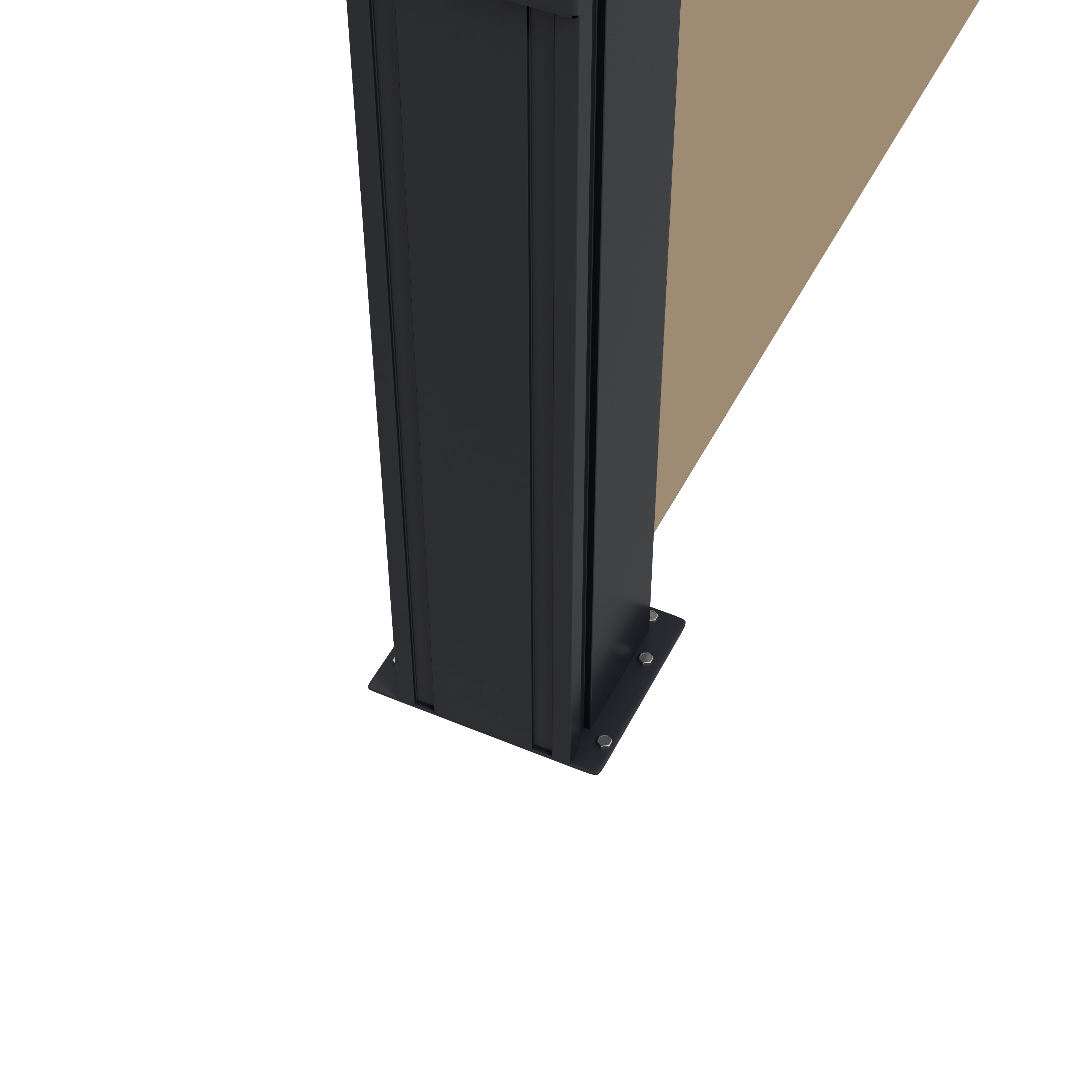 Outsunny Retractable Side Awning, Outdoor Privacy Screen for Garden, Hot Tub, Balcony, Terrace, Pool, 400 x 160cm, Khaki 9