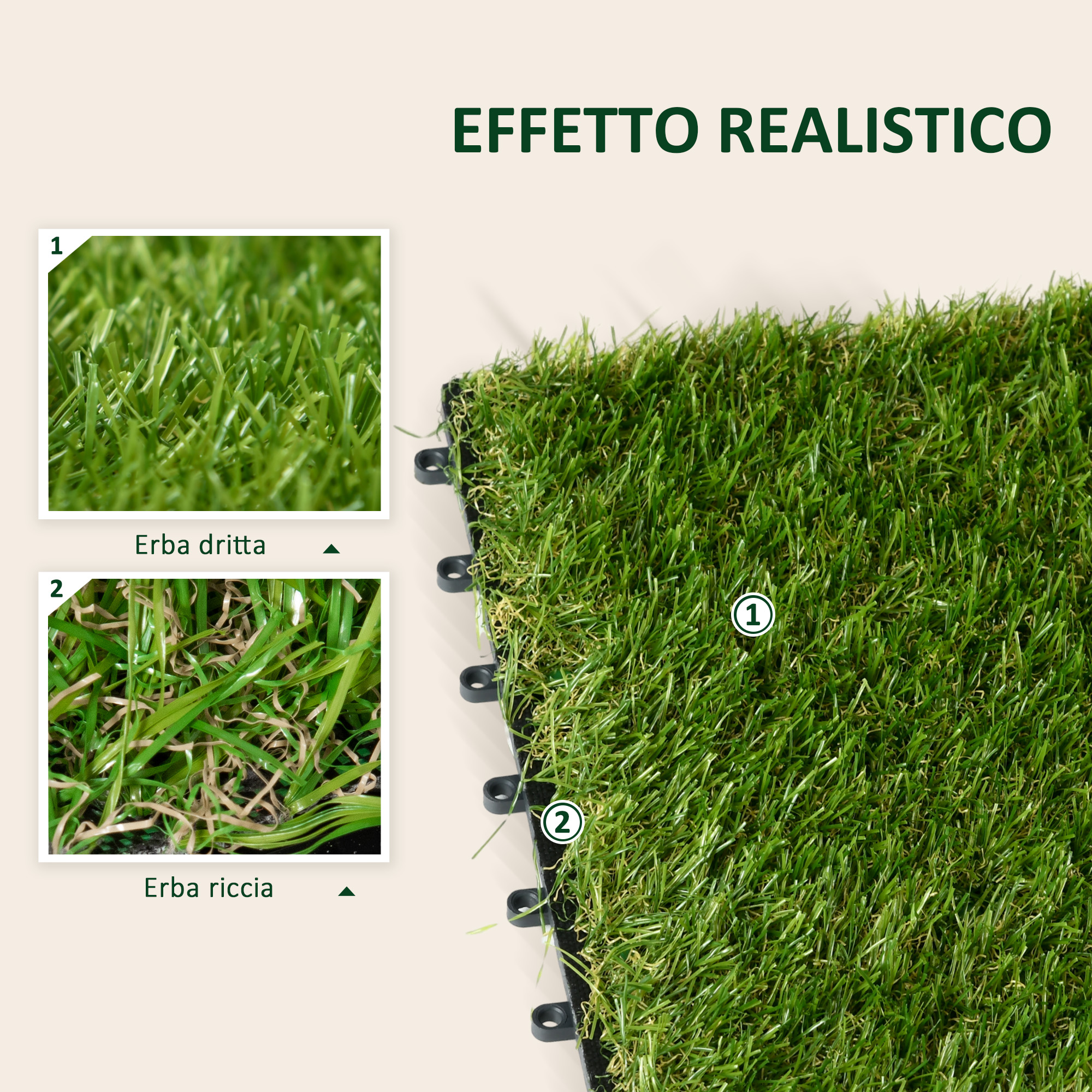 Bosmere M233 Set 3 Tappetini Anti-Erbacce In Fibra Di Cocco Per Alberi, Diametro 61 Cm - 4