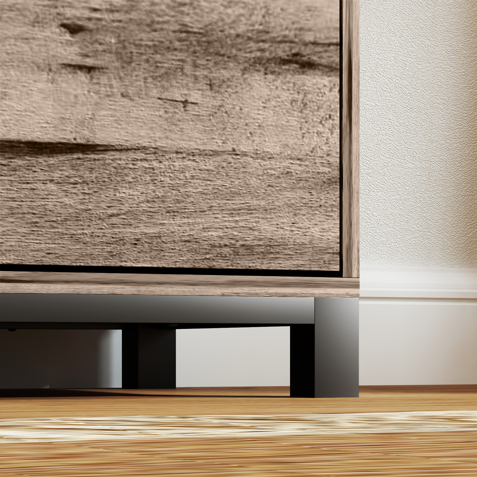  Bufet cu Sertar si 3 Dulapuri cu Rafturi Reglabile, 120x36,5x70 cm, Maro [8]