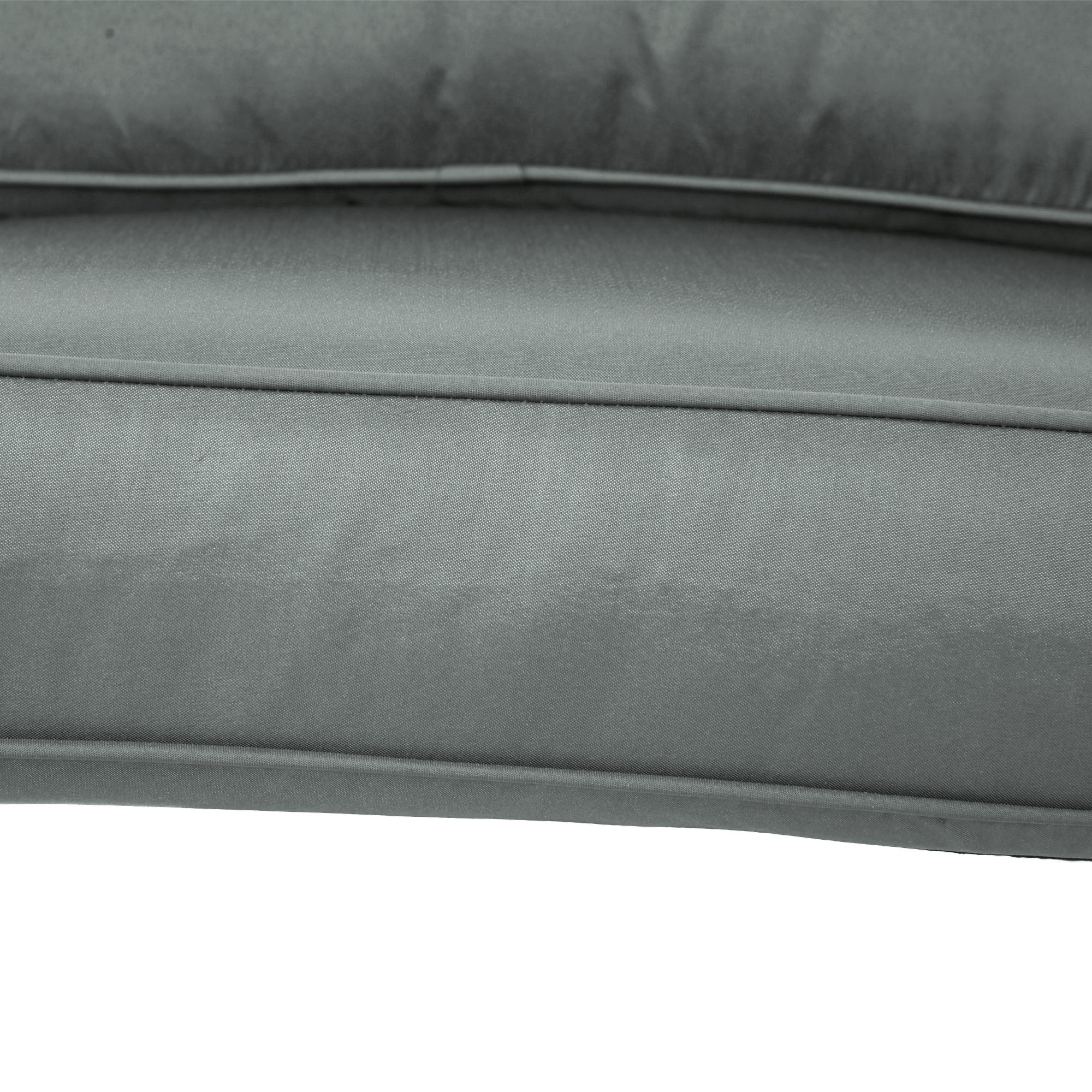 Outsunny 2 Seater Back and Seat Cushion Pillows Replacement, Patio Chair Cushions Set for Indoor Outdoor, Charcoal Grey 8
