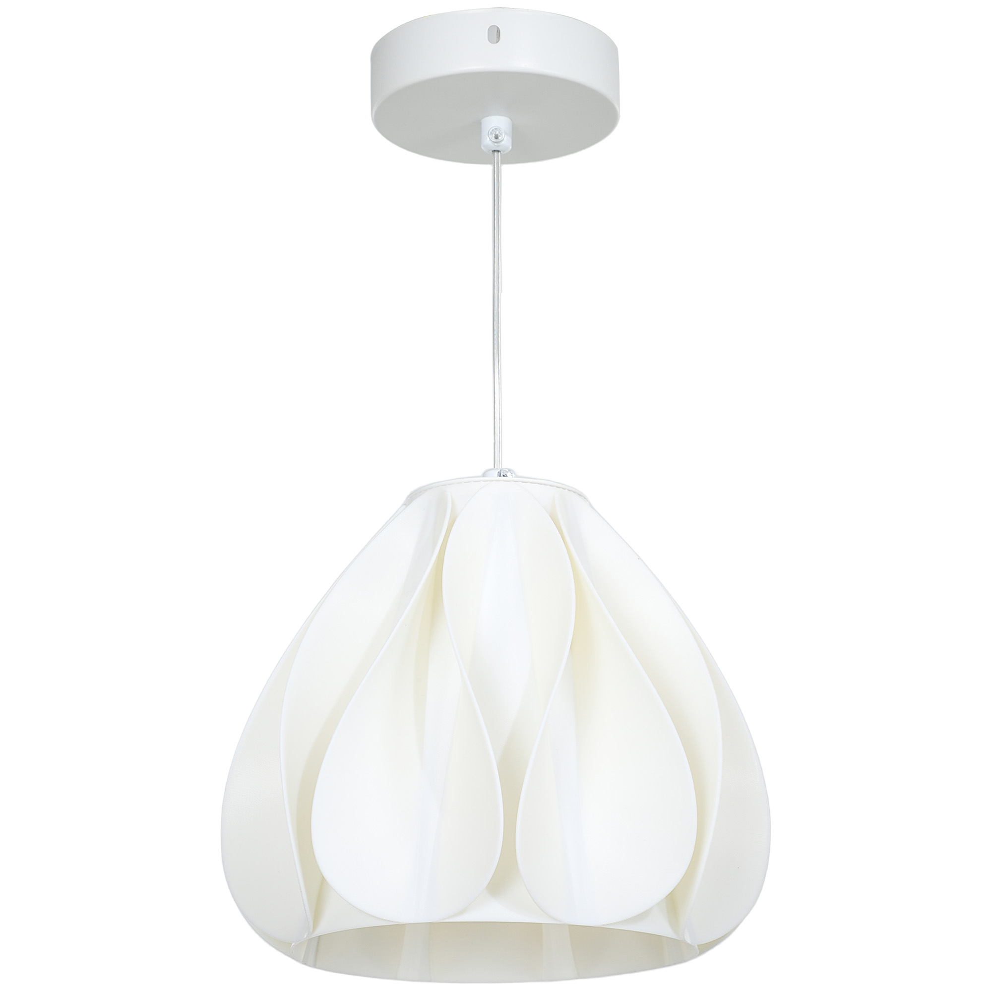 HOMCOM Lámpara de Techo LED Moderna Ø20,5x17,5 cm con Pantalla de Impresión 3D Luz Cálida de 3000K para Salón Dormitorio Cocina