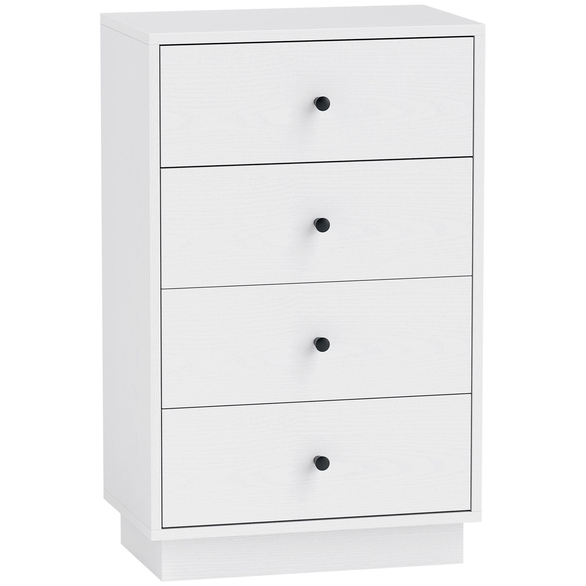 Kommode Mit 4 Schubladen – Modernes Sideboard In Zement-Optik, 57x75x35 Cm, Von Skraut Home