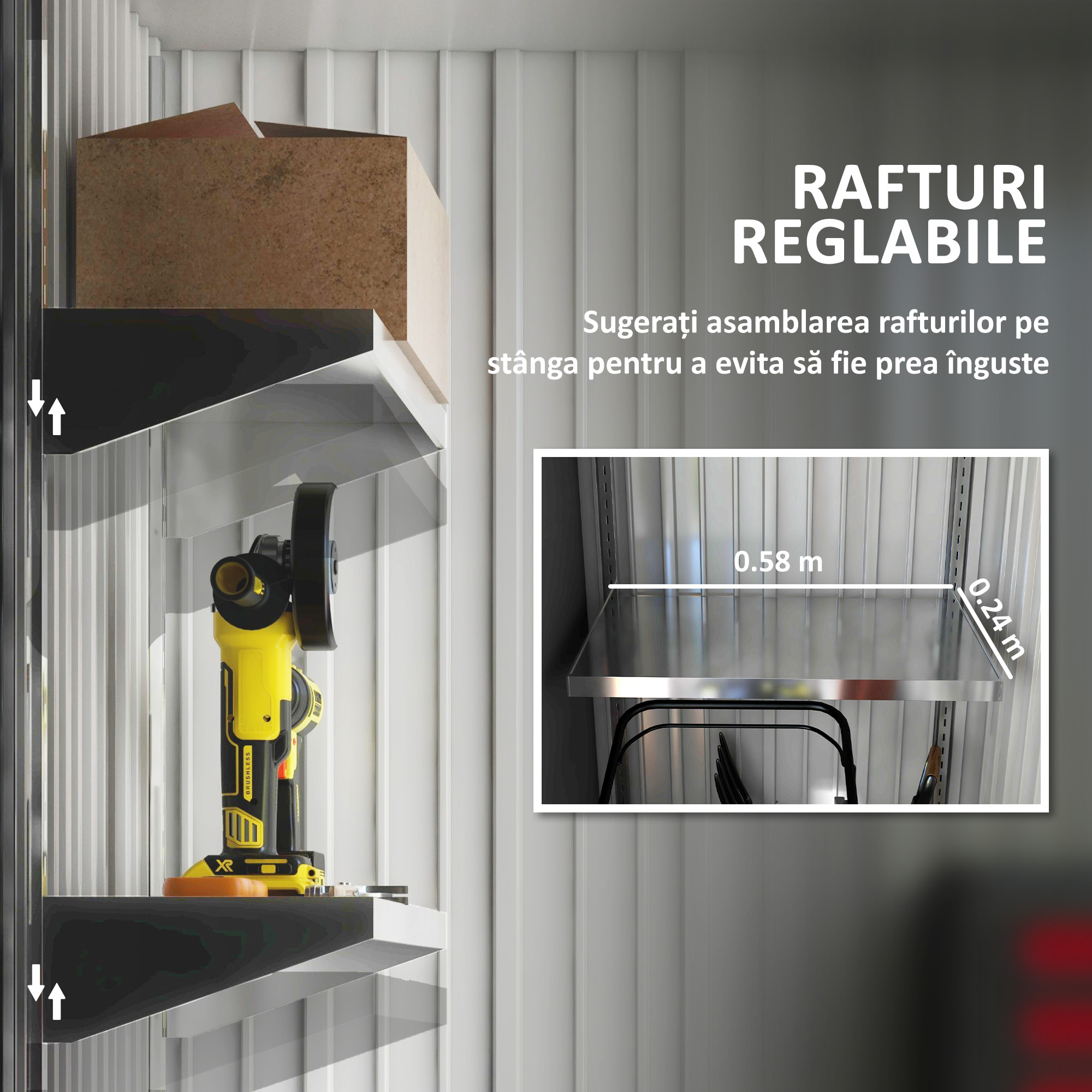  Magazina Gradina Mica - Otel Verde, Cu Usa Blocabila [4]