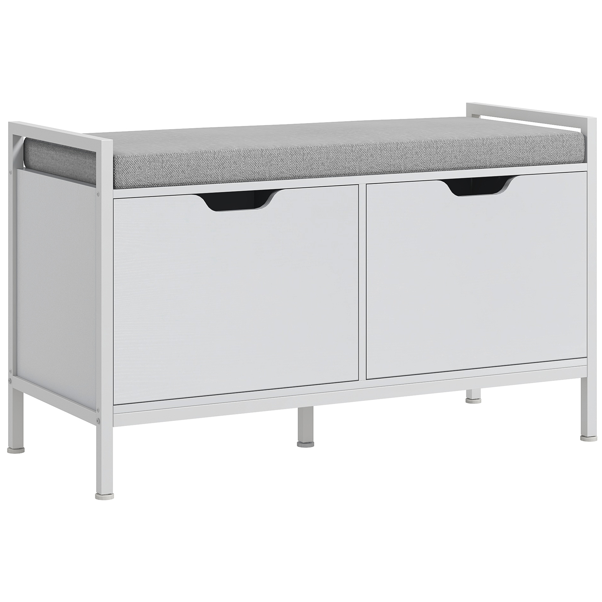 Banco Sapateira 84x35x50 cm Branco