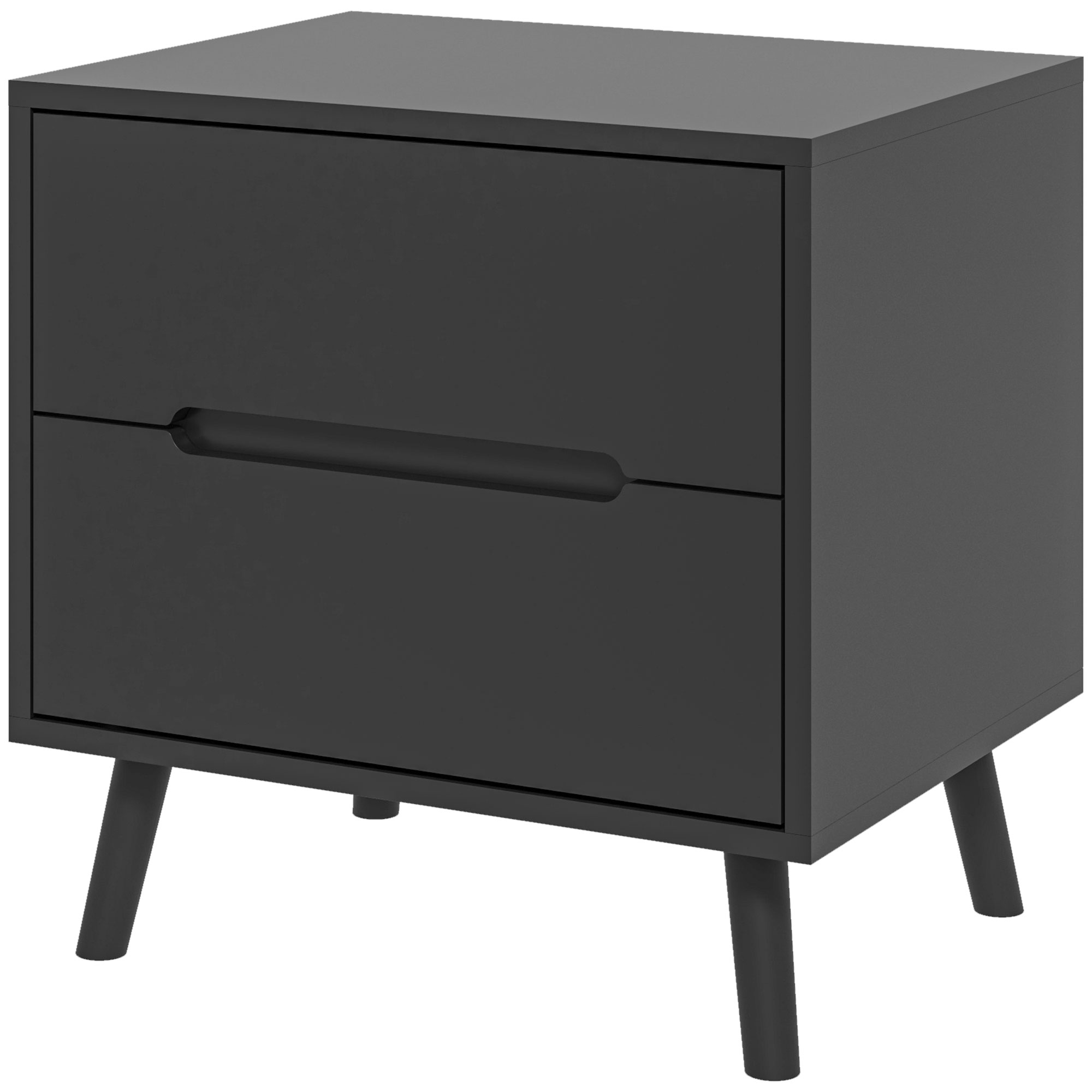 Table De Chevet étroite Design Arc - 40x30x60 Cm, Couleur Crème, 2 Compartiments Ouverts, Pour Petit Espace