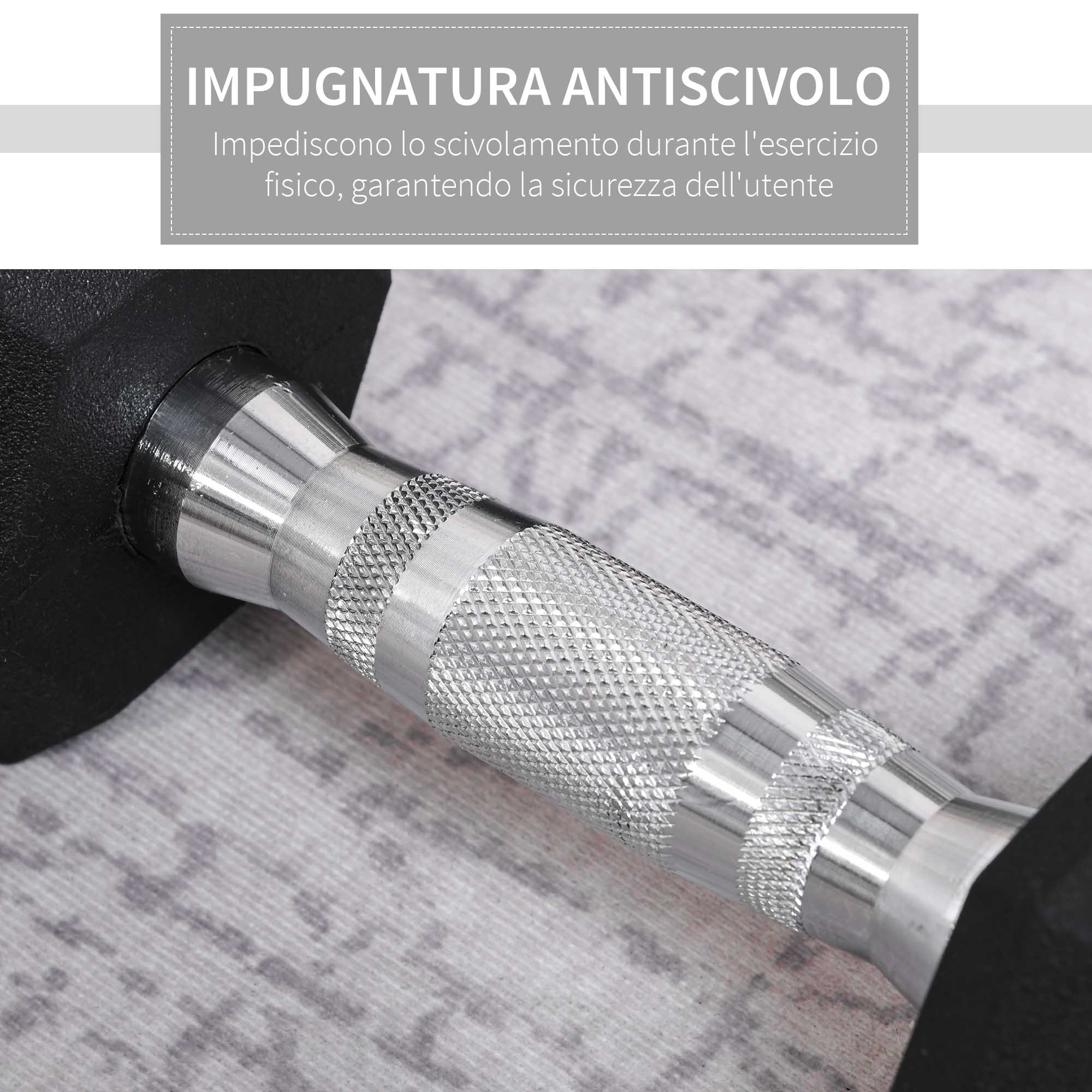 Manubrio in Vinile da 2,5 Kg - Antiscivolo | Fitness