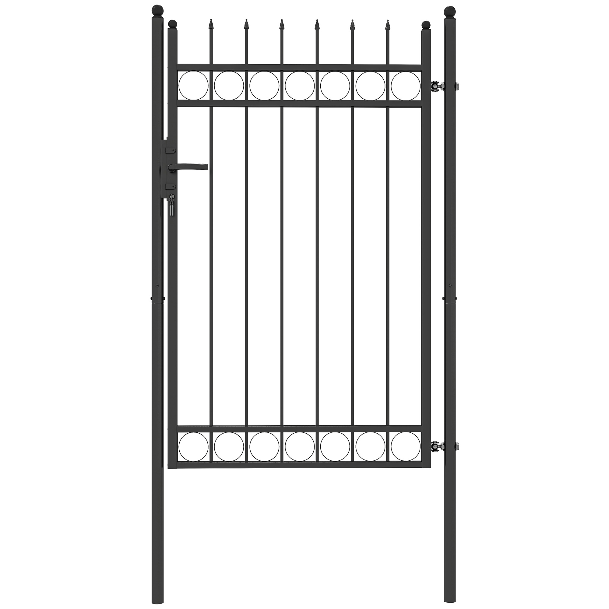 Outsunny Front Door Canopy, Outdoor Awning, 303 x 96cm Rain Shelter for Window, Porch and Front/Back Door, Clear
