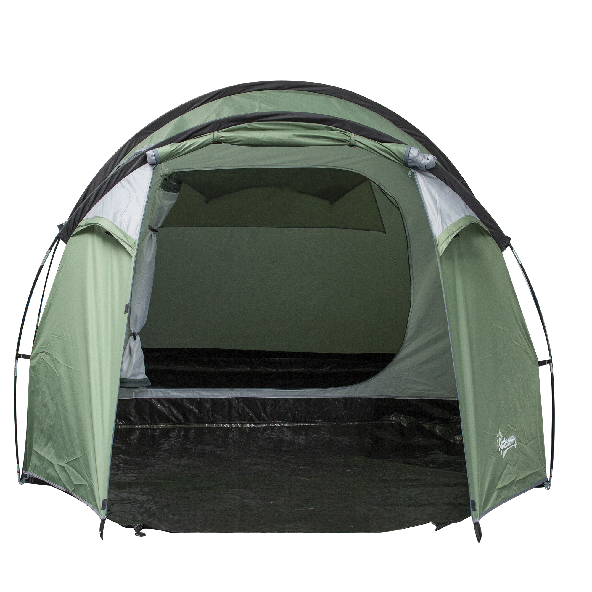 Outsunny Zelt für 2-3 Personen 190T grey