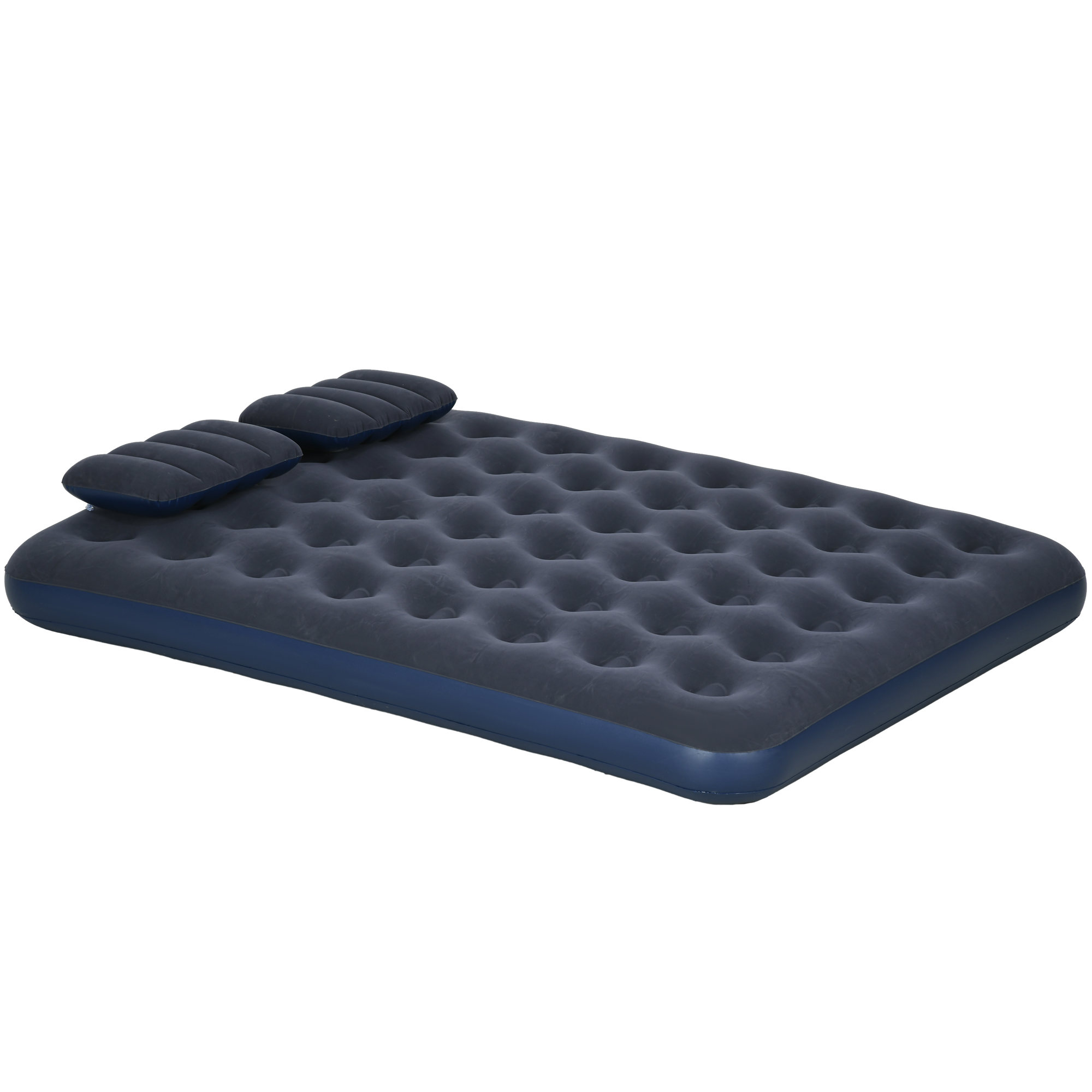 Colchoneta Inflable Outsunny 191x73 Cm - Con Bomba Manual Integrada, Superficie Suave, Para Camping