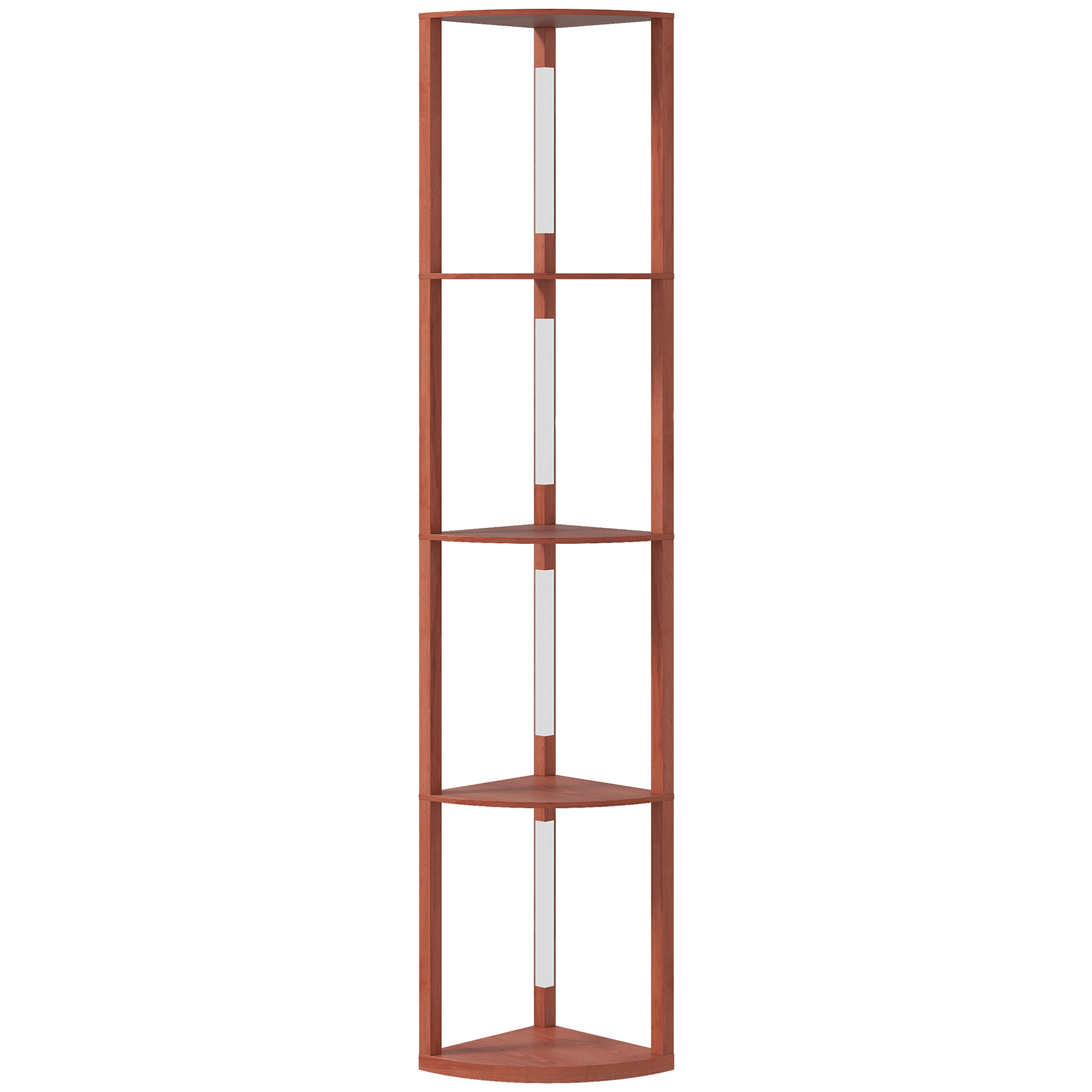 HOMCOM Corner Floor Lamp for Living Room Bedroom with Dimmable Warm White LED Light, Modern Tall Standing Lamp, Black