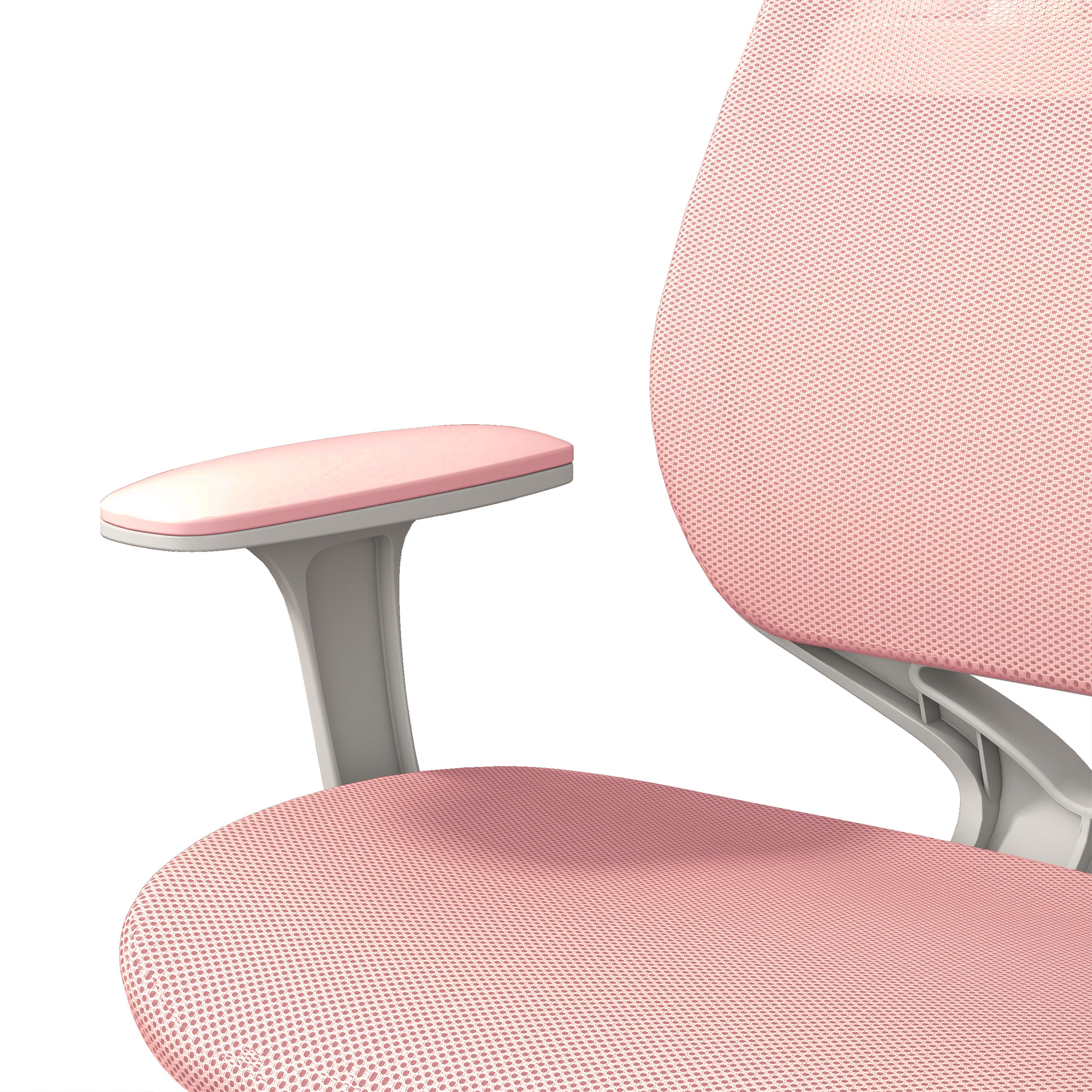 Vinsetto 44-56cm Mesh Back Office Chair Pink 9