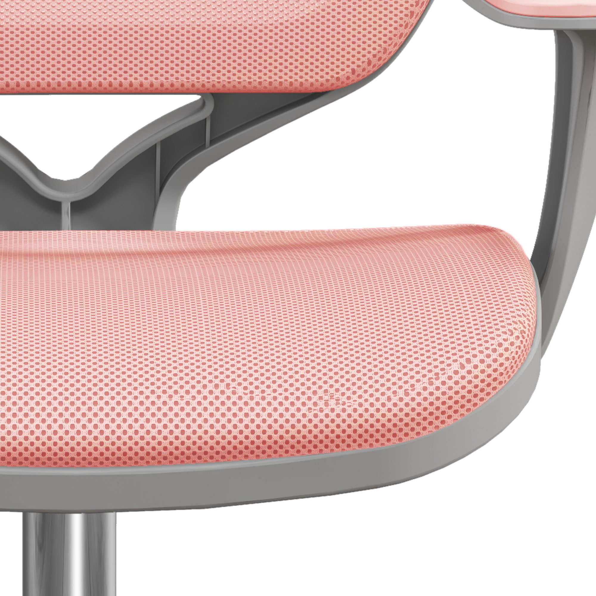 Vinsetto 44-56cm Mesh Back Office Chair Pink 8