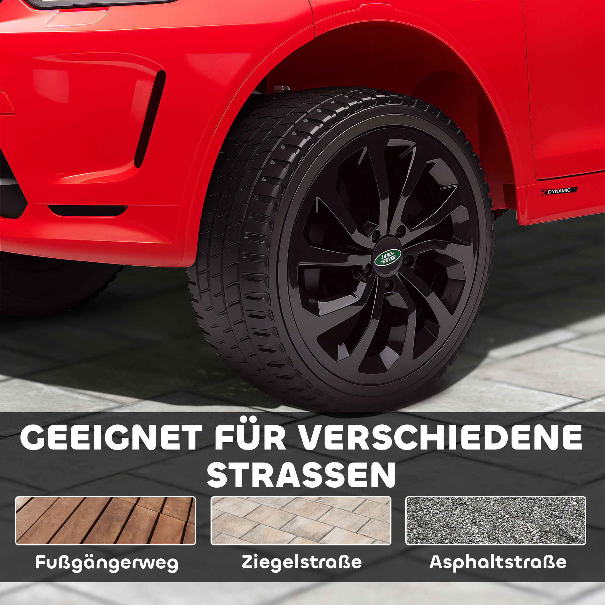 Laste elektriauto, 12V lastesõiduk puldiga, LED-tuled, muusika ja signaal, 3-6 aastat, punane