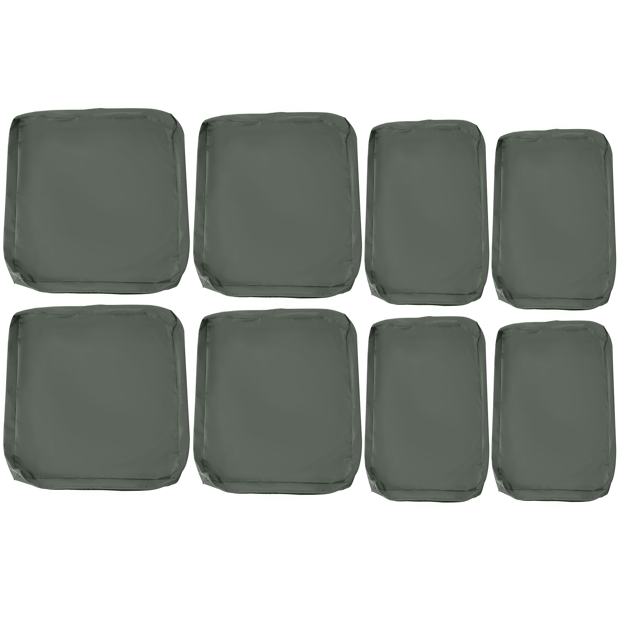 Outsunny Replacement Cushion Cover Garden Rattan Patio Furniture Seat Cover Polyester Outdoor- No Cushion Included   Aosom UK