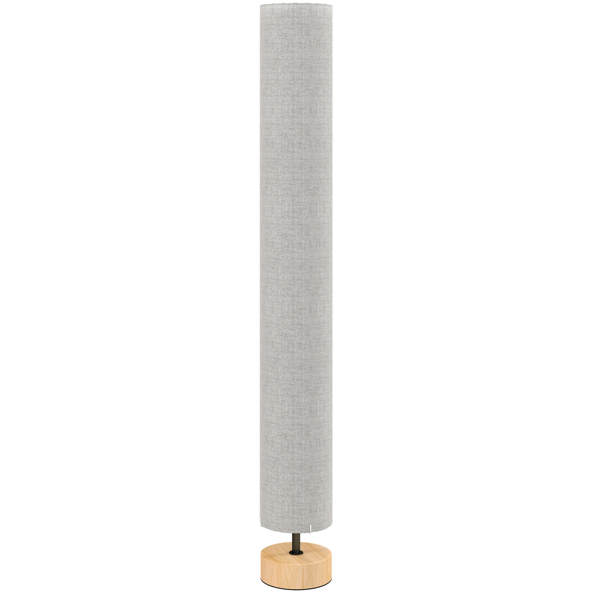 HOMCOM pearl grey lamp in linen (ref. B31-027V90GY)