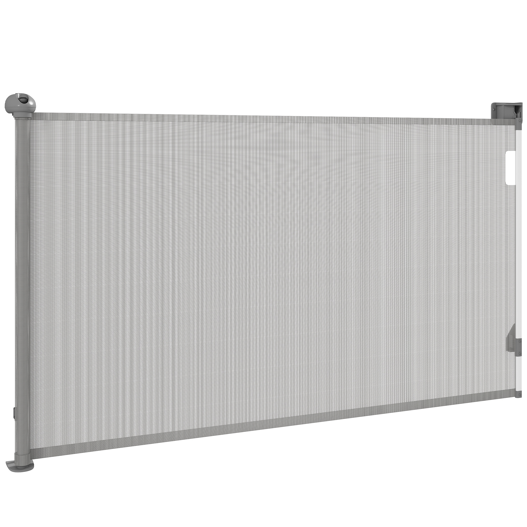 Meilleurs prix pour PawHut Barrière rétractable pour chien de 0 à144 cm verrouillage automatique - gris