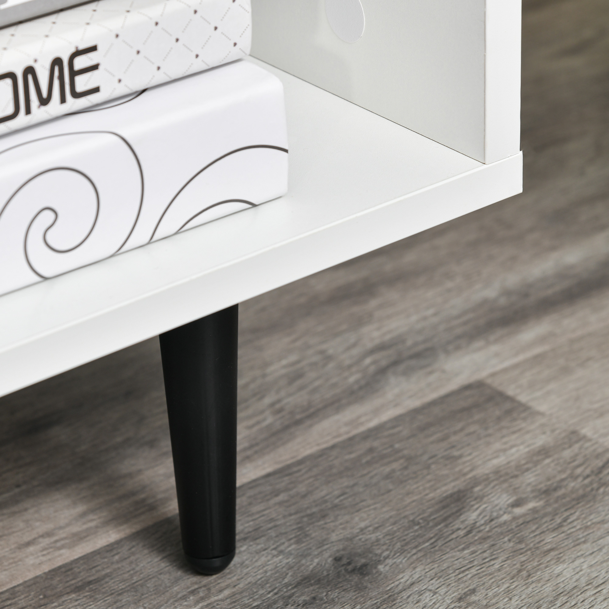 HOMCOM TV Stand Cabinet for TVs up to 60 Inches White 8