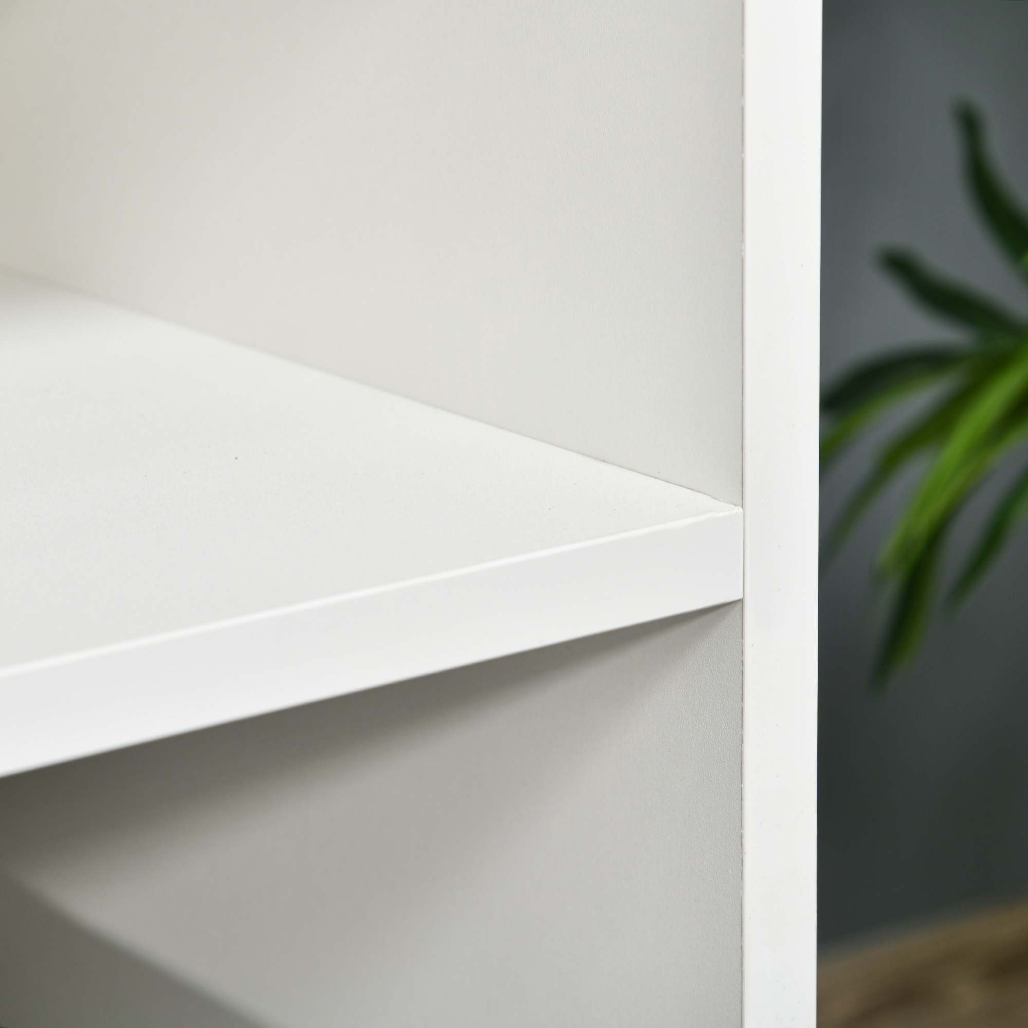 HOMCOM TV Stand Cabinet for TVs up to 60 Inches White 9