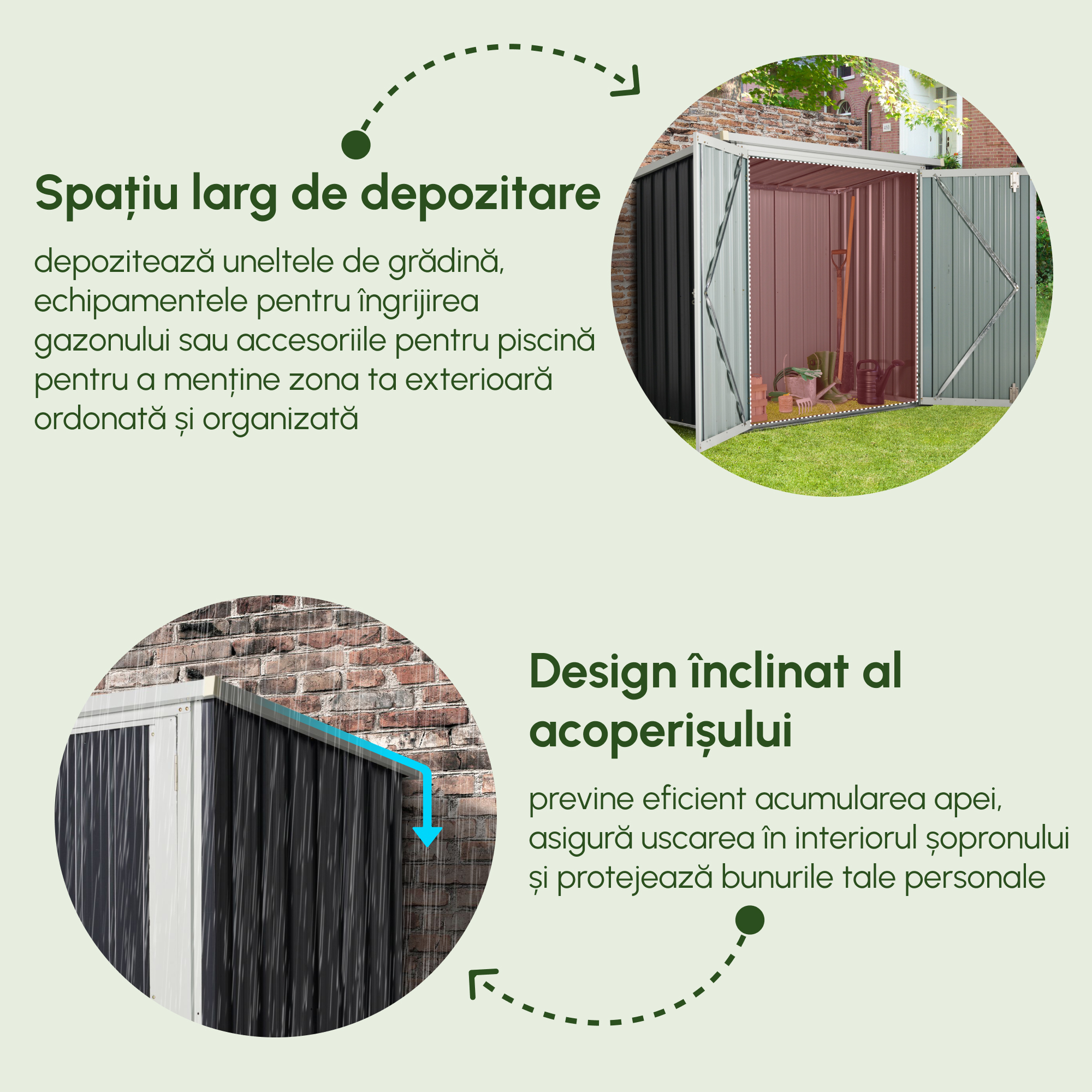  Magazie Otel 147×86×134 cm - Cu Usi Duble si Sistem Blocare [6]